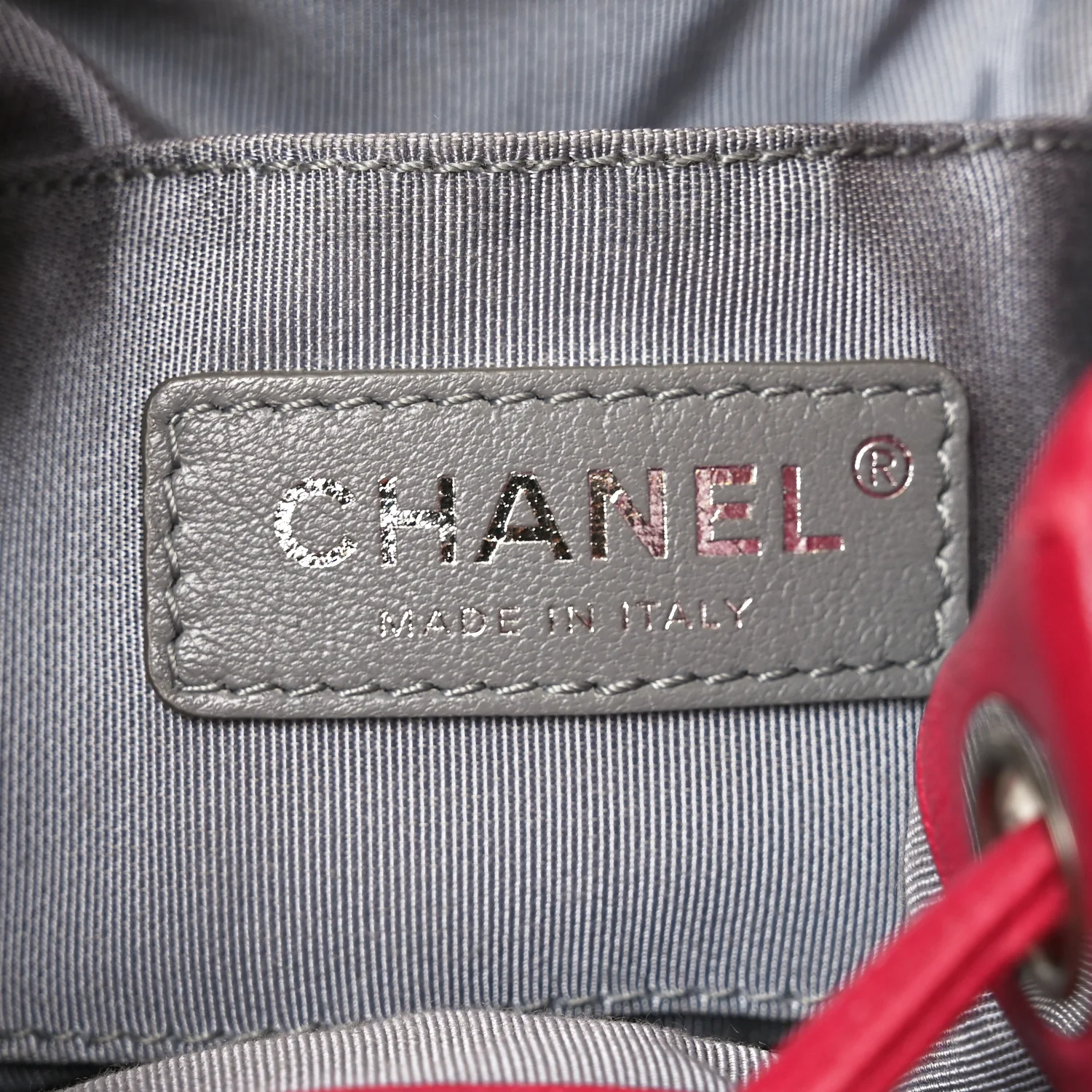 Lambskin Quilted CC Chain Bucket Bag Pink - Image 6