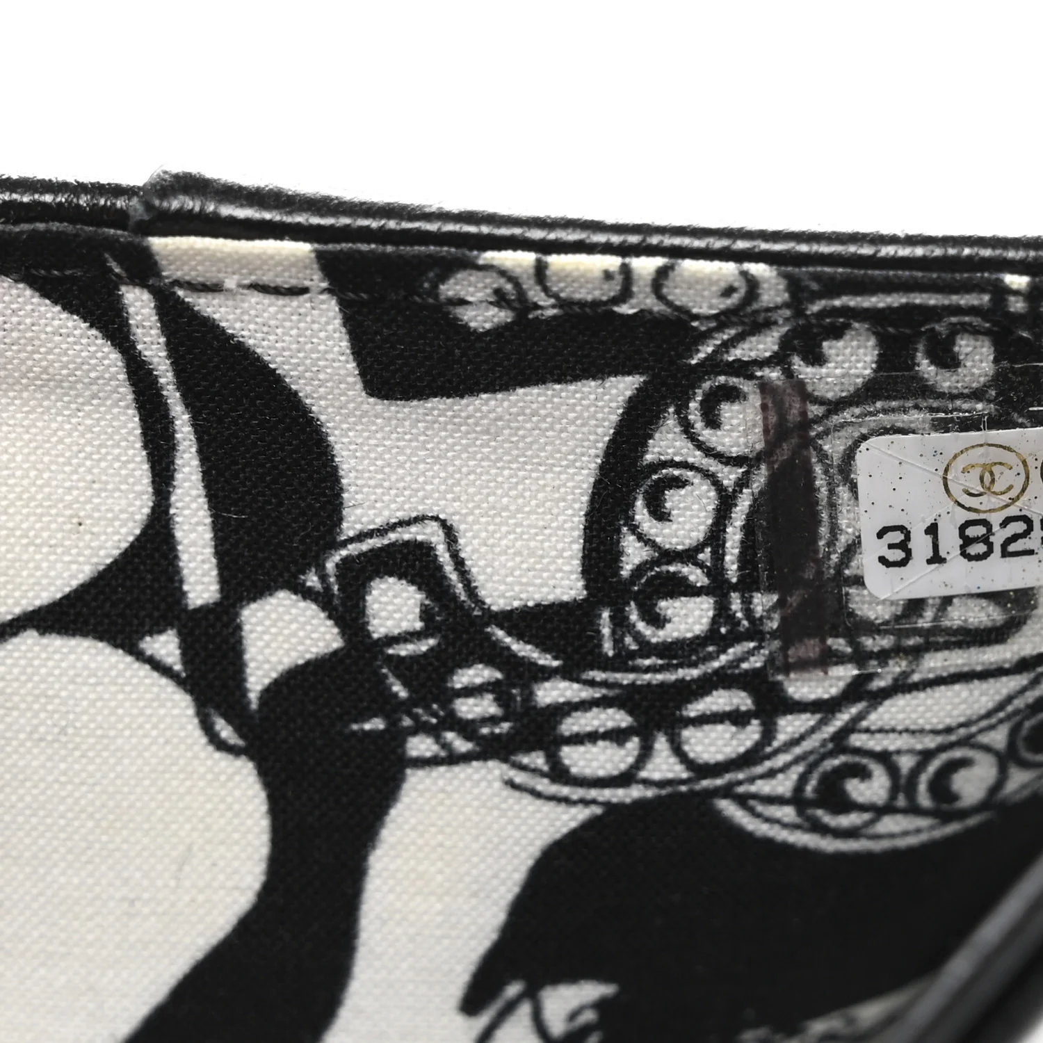 Lambskin Quilted CC Compact Bifold Wallet Black - Image 7