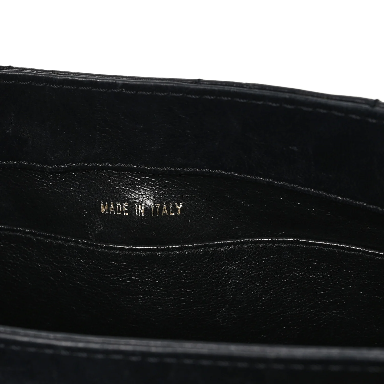Lambskin Quilted CC Flap Shoulder Bag Black - Image 7