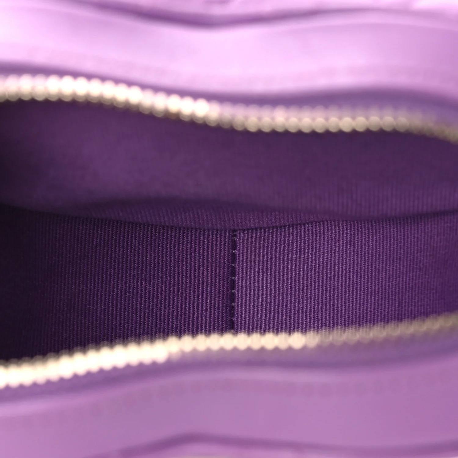 Lambskin Quilted CC In Love Heart Clutch With Chain Purple - Image 5
