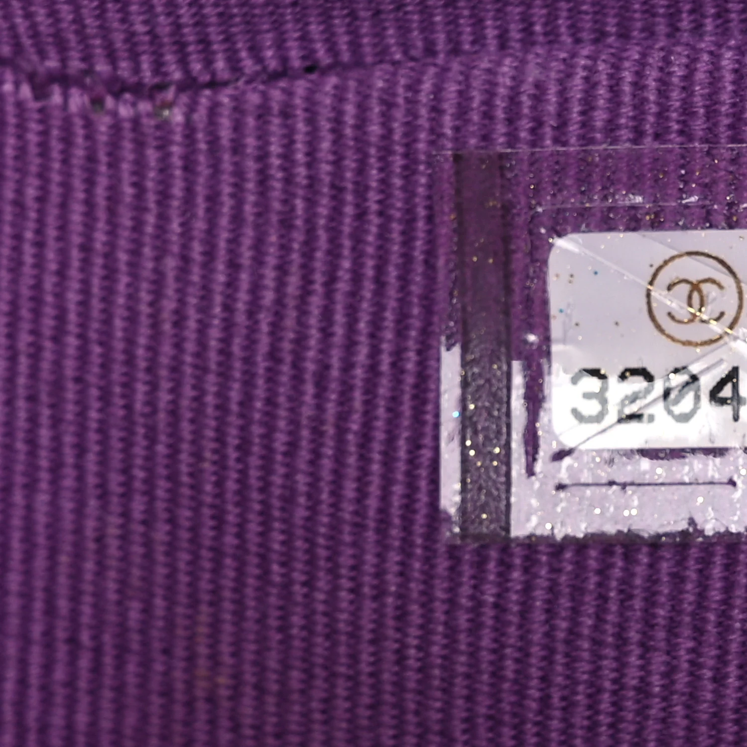Lambskin Quilted CC In Love Heart Clutch With Chain Purple - Image 7