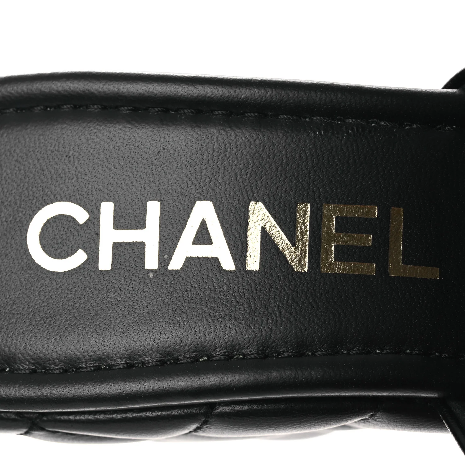 Lambskin Quilted CC Platform Mules 39 Black - Image 9