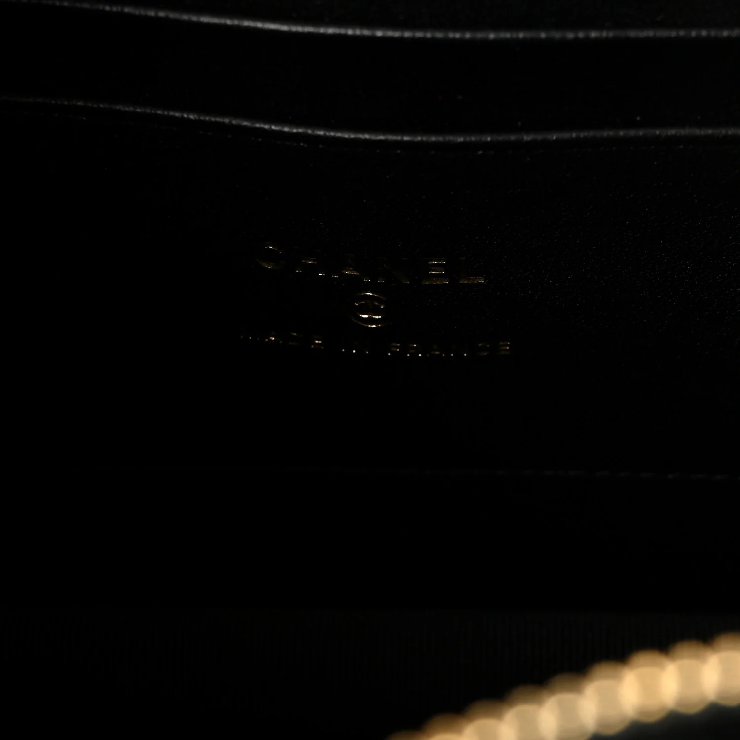 Lambskin Quilted CC Pouch Wristlet Black - Image 6
