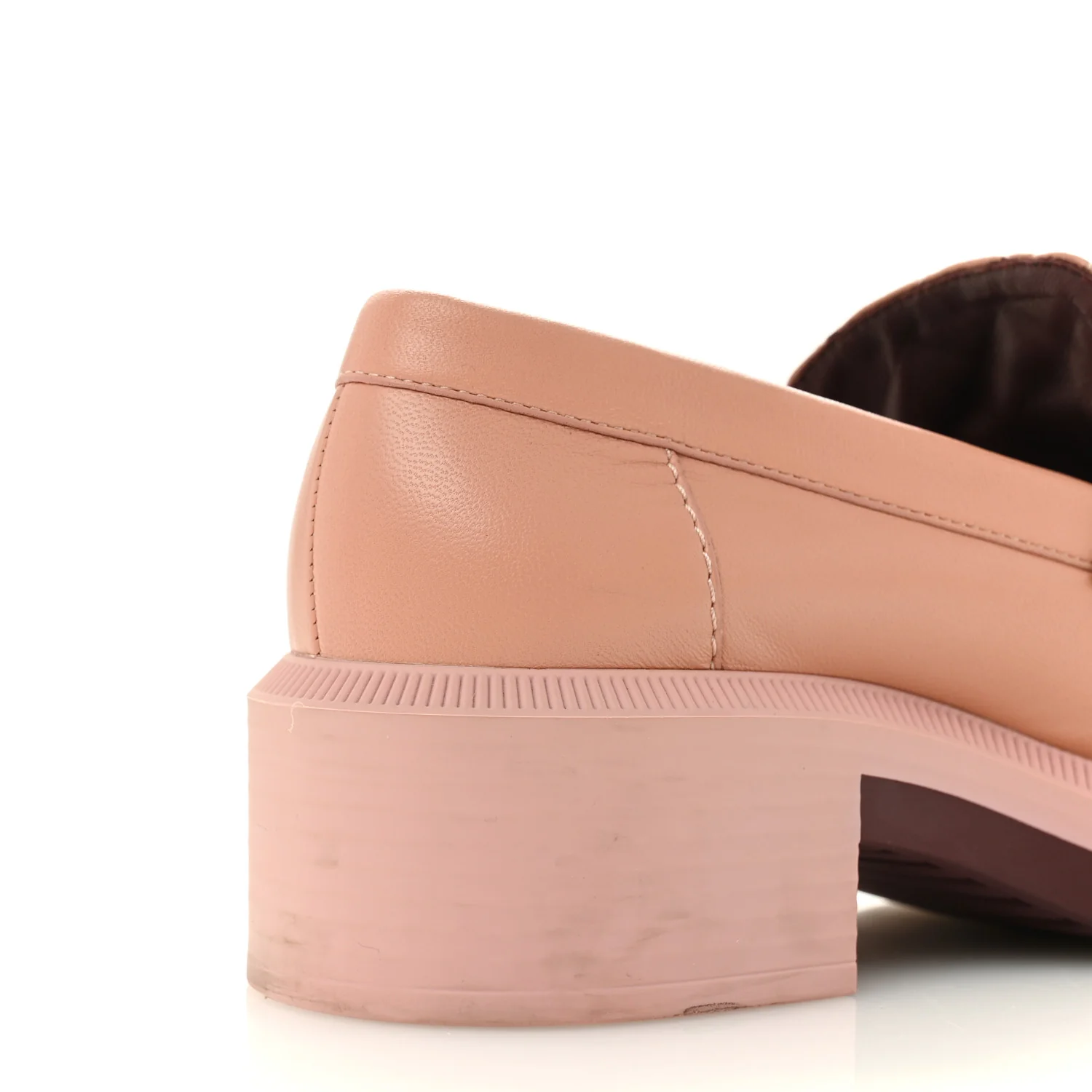 Lambskin Quilted CC Turnlock Loafers 35.5 Dark Pink - Image 10