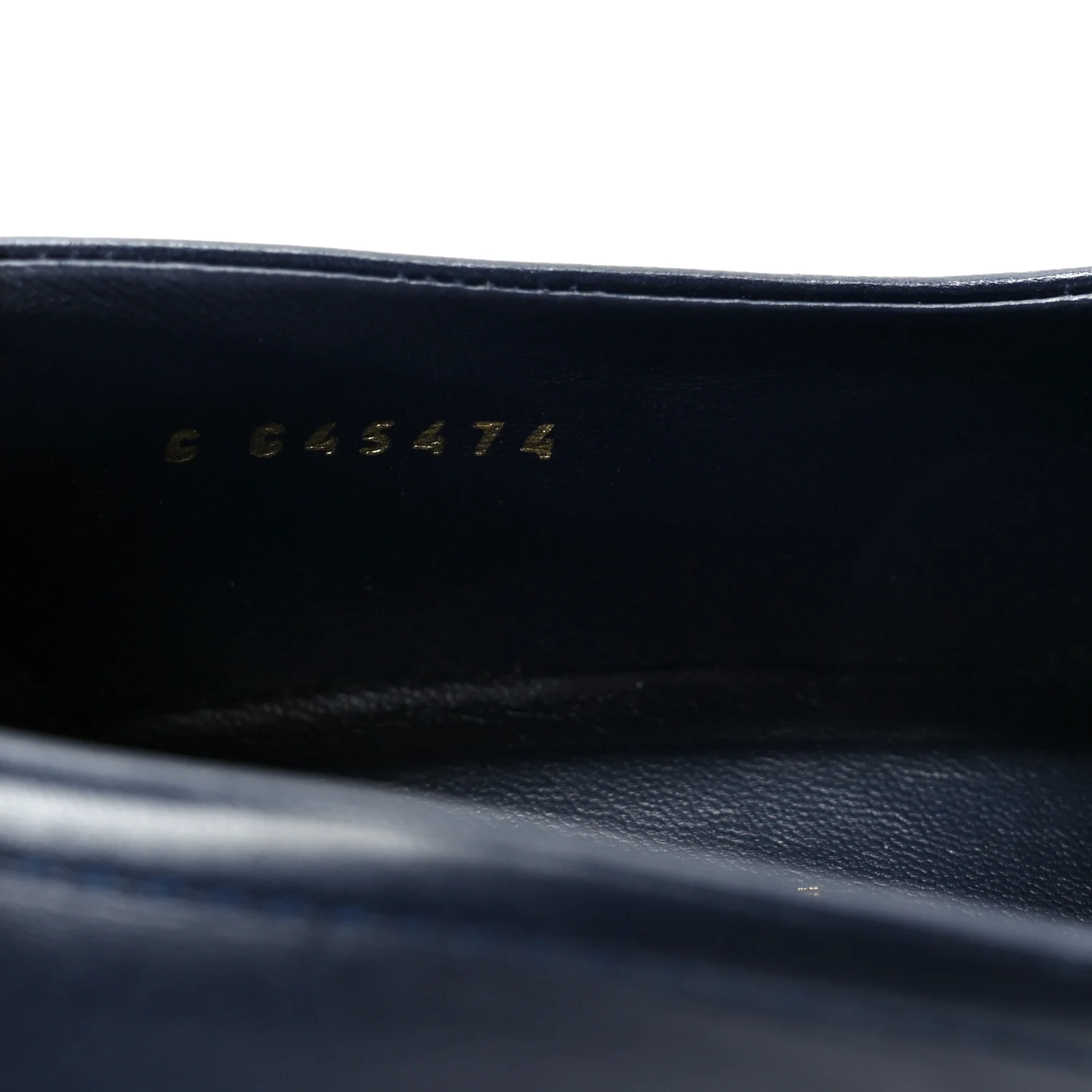 Lambskin Quilted CC Turnlock Loafers 39.5 Navy - Image 9