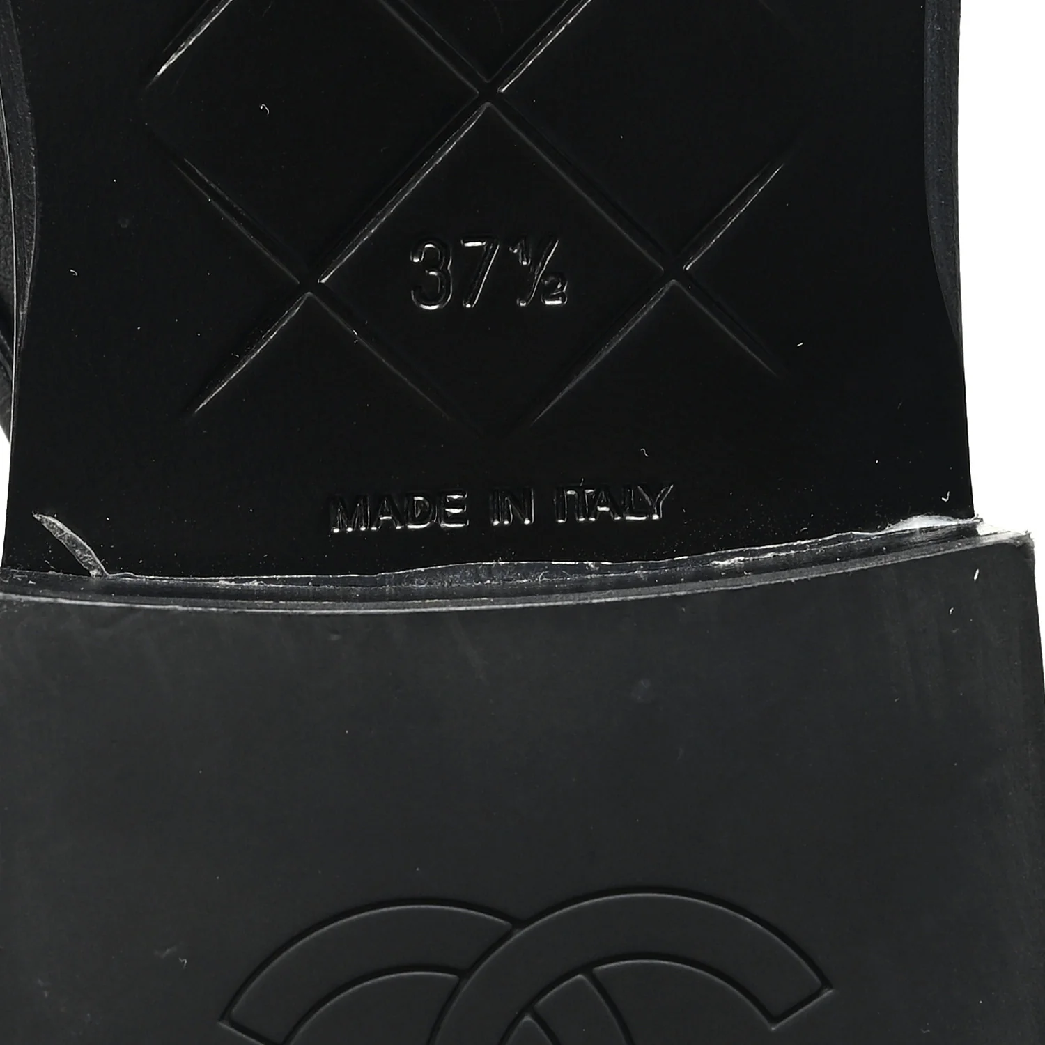Lambskin Quilted CC Turnlock Mules 37.5 Black - Image 7