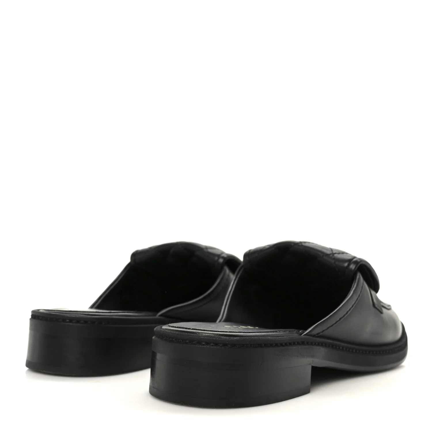Lambskin Quilted CC Turnlock Mules 40 Black - Image 5