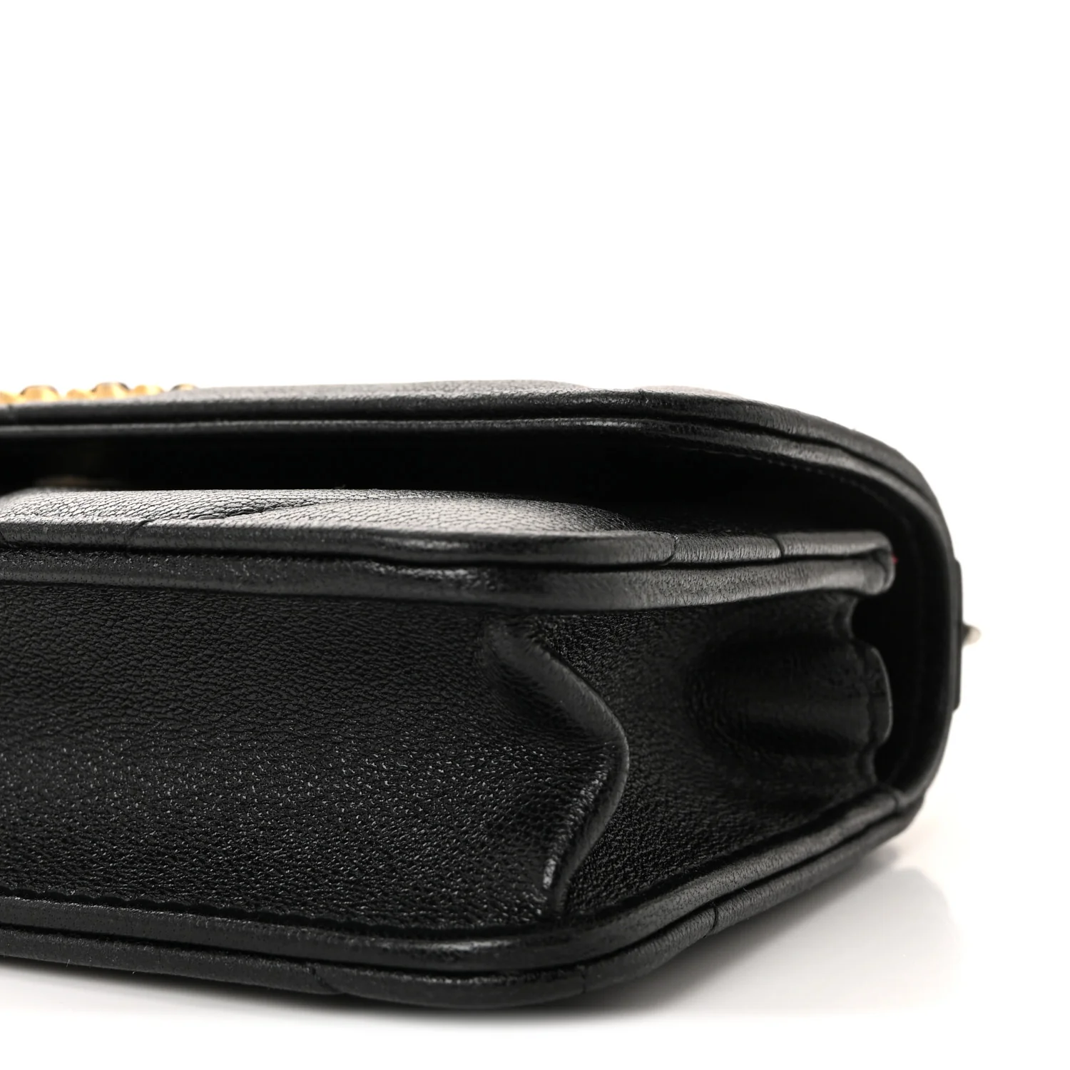 Lambskin Quilted Chanel 19 Clutch With Chain Black - Image 11