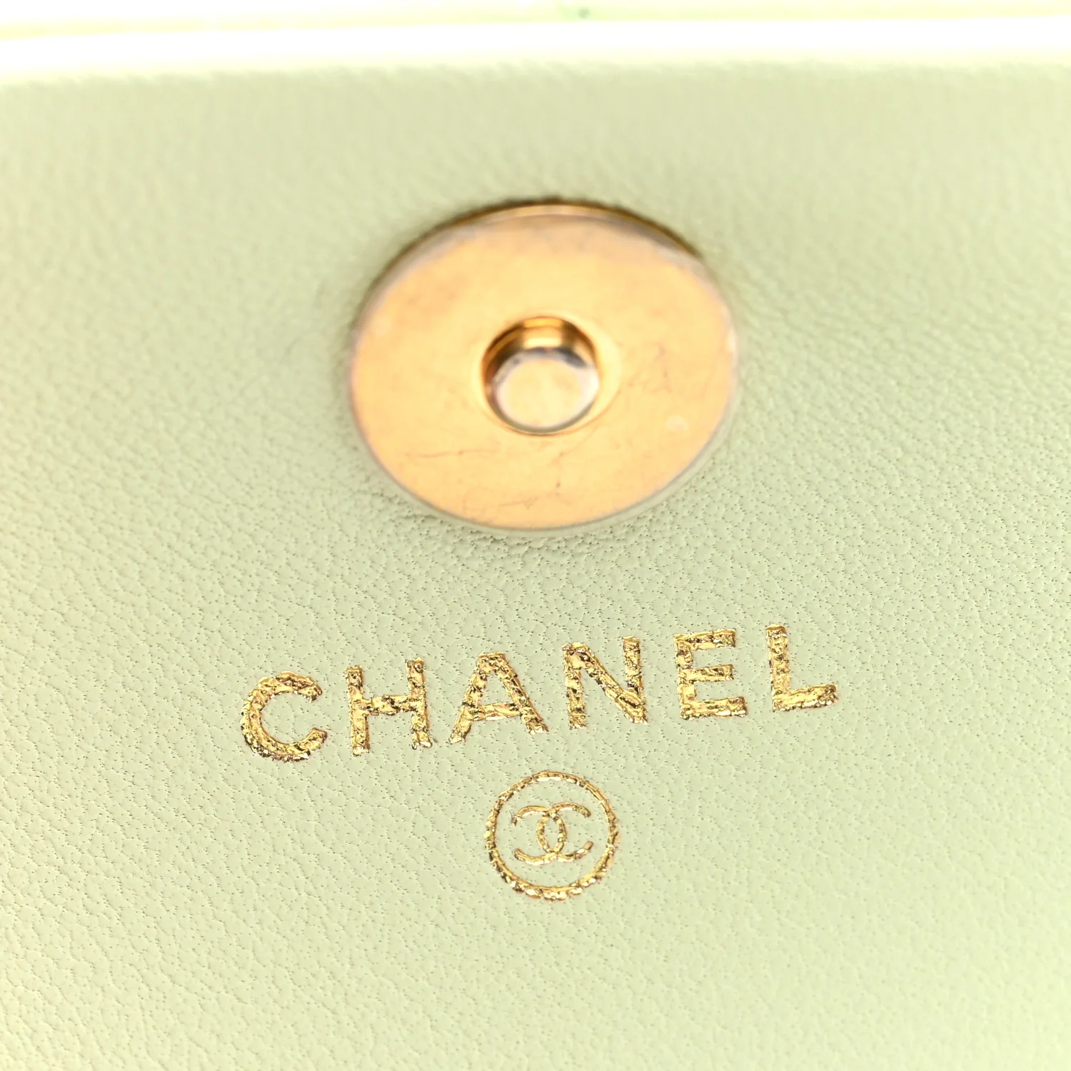 Lambskin Quilted Chanel 19 Flap Mini Shoulder Bag Light Green - Image 6