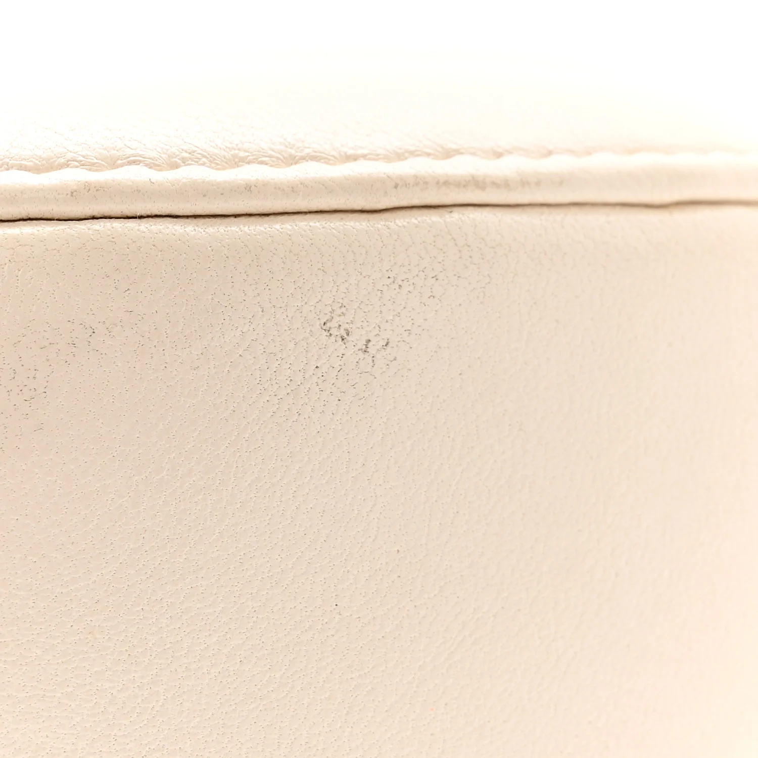 Lambskin Quilted Chanel 19 Round Clutch With Chain White - Image 11