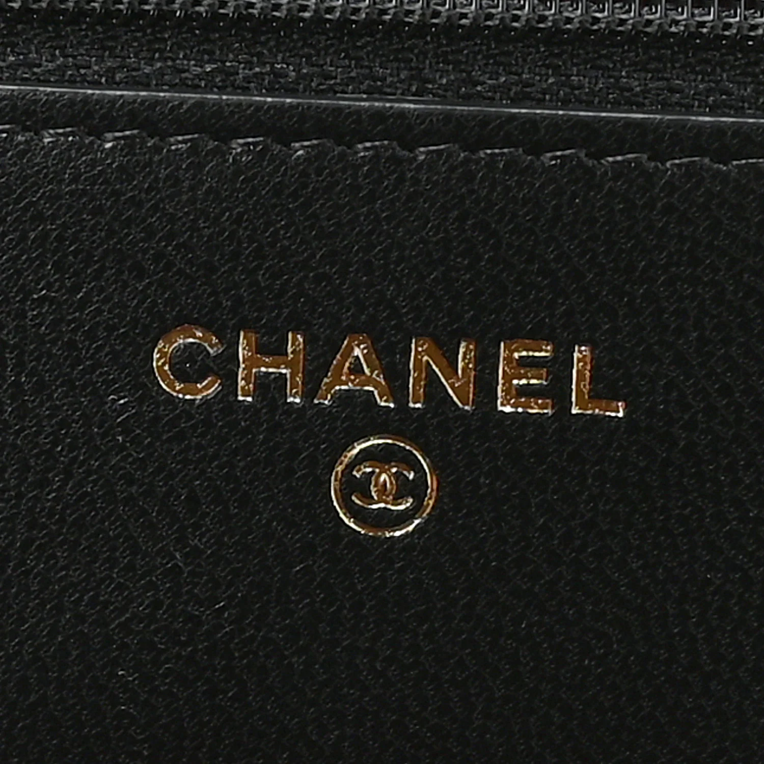 Lambskin Quilted Chanel 19 Wallet On Chain WOC Black - Image 11
