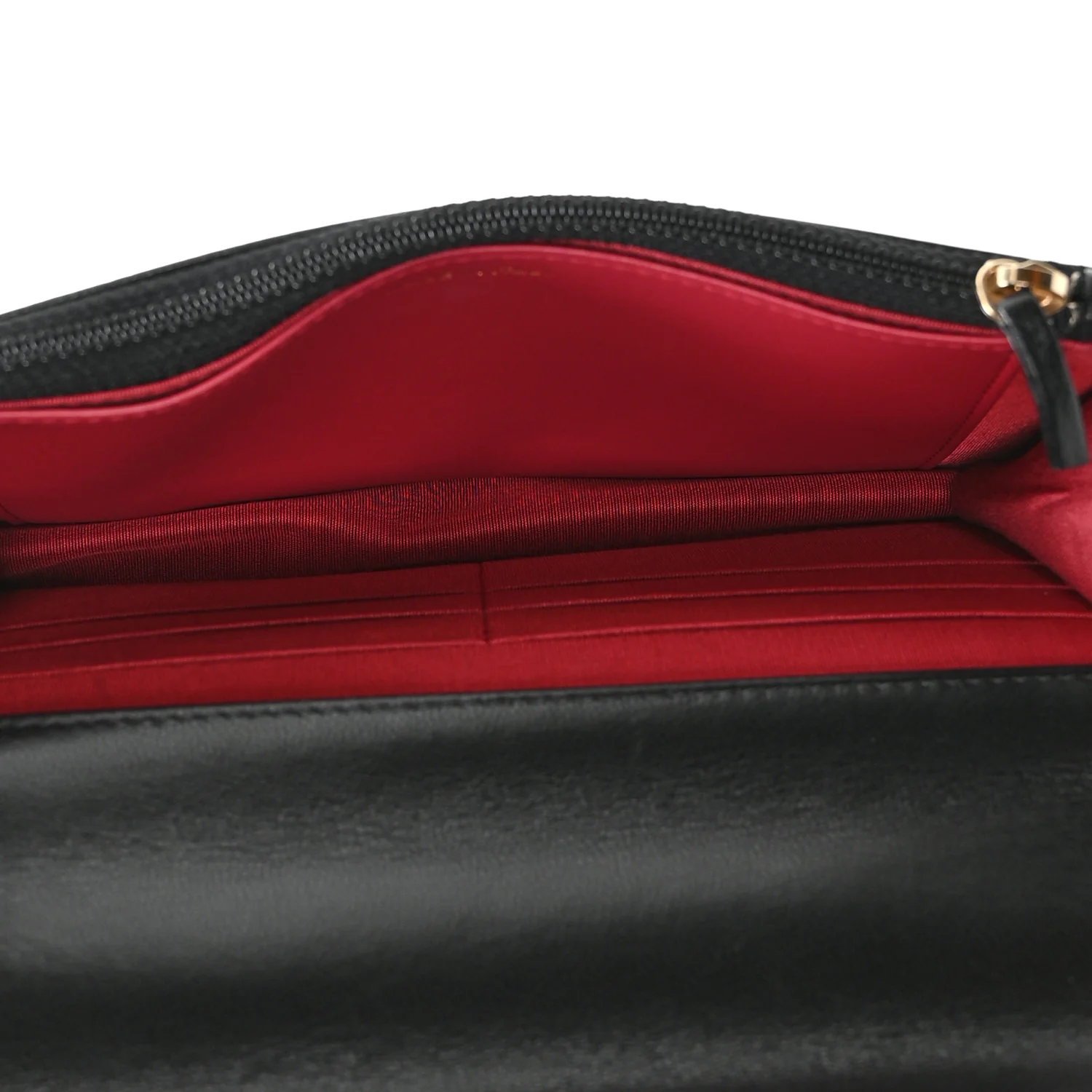 Lambskin Quilted Chanel 19 Wallet On Chain WOC Black - Image 8