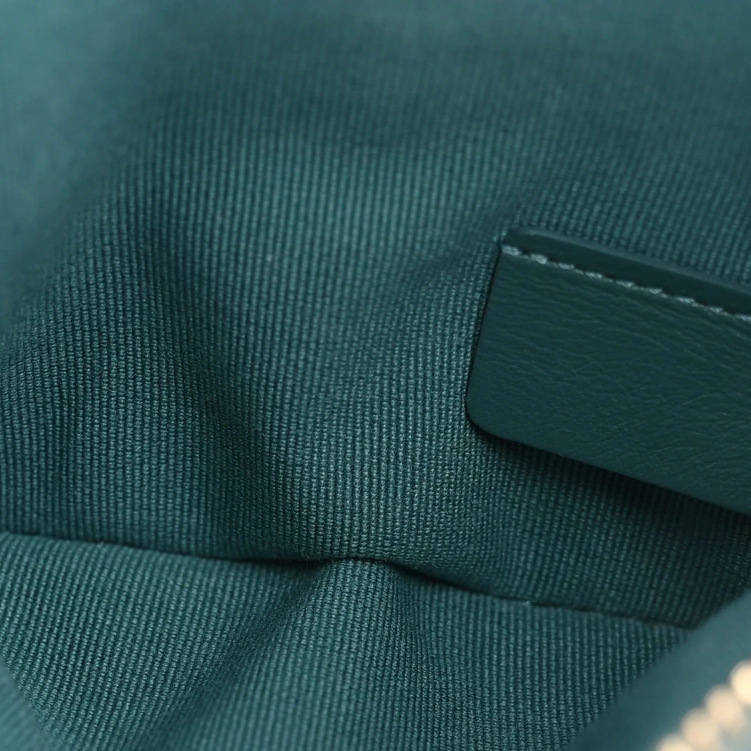 Lambskin Quilted Chanel 19 Zip Card Holder Wallet Dark Green - Image 10