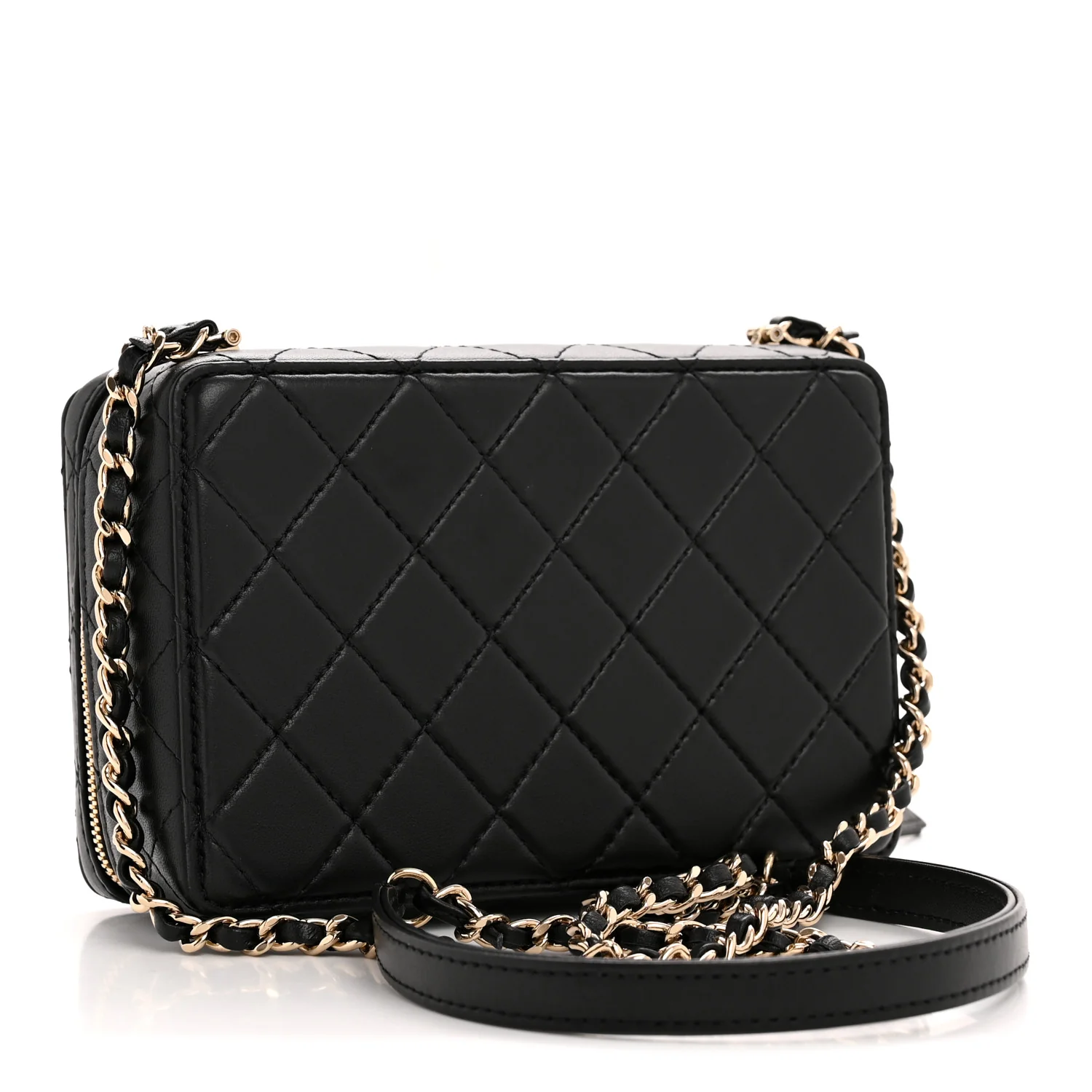 Lambskin Quilted Coco Click Bag Black - Image 3