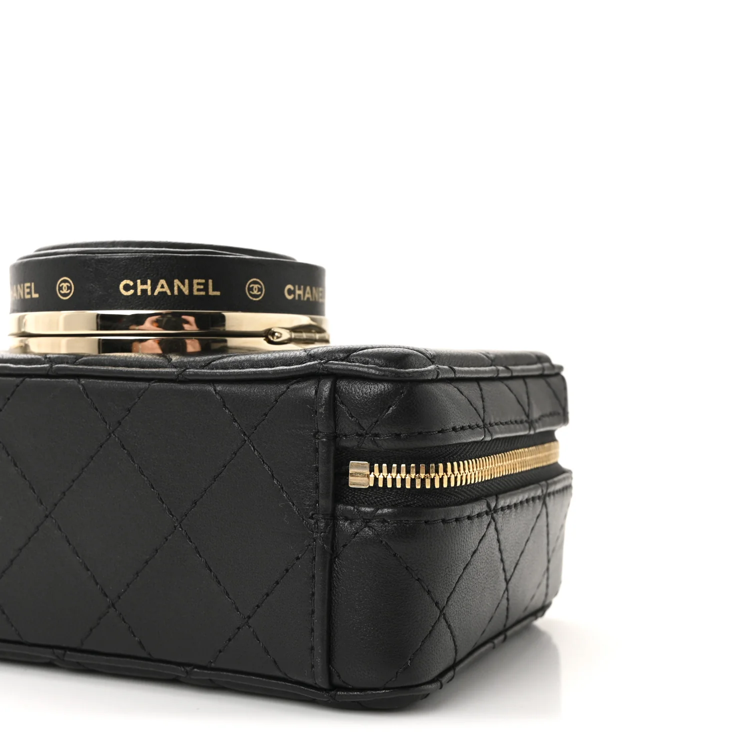 Lambskin Quilted Coco Click Bag Black - Image 10
