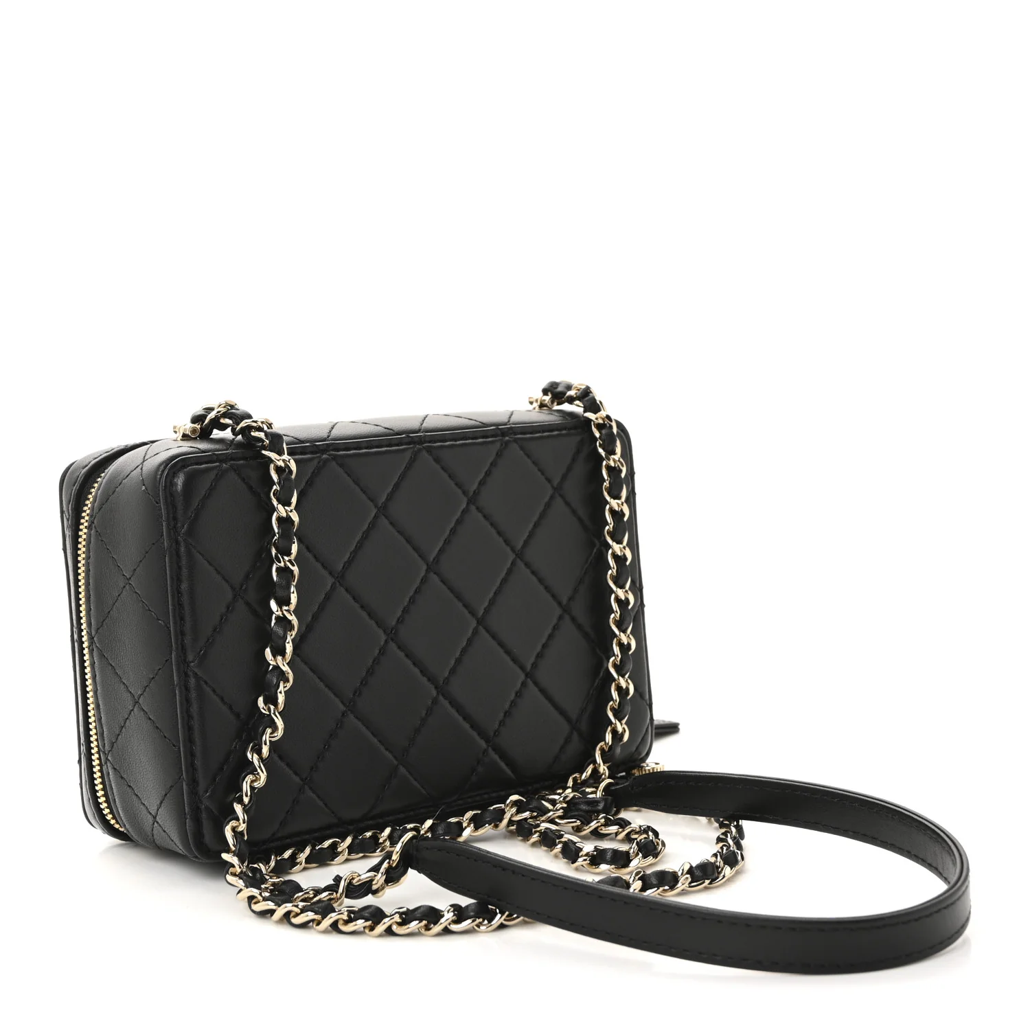 Lambskin Quilted Coco Click Bag Black - Image 3