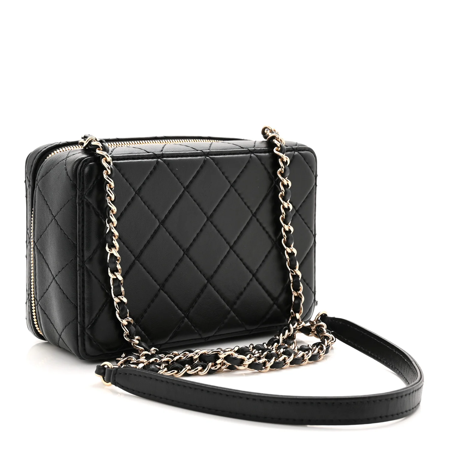 Lambskin Quilted Coco Click Bag Black - Image 2