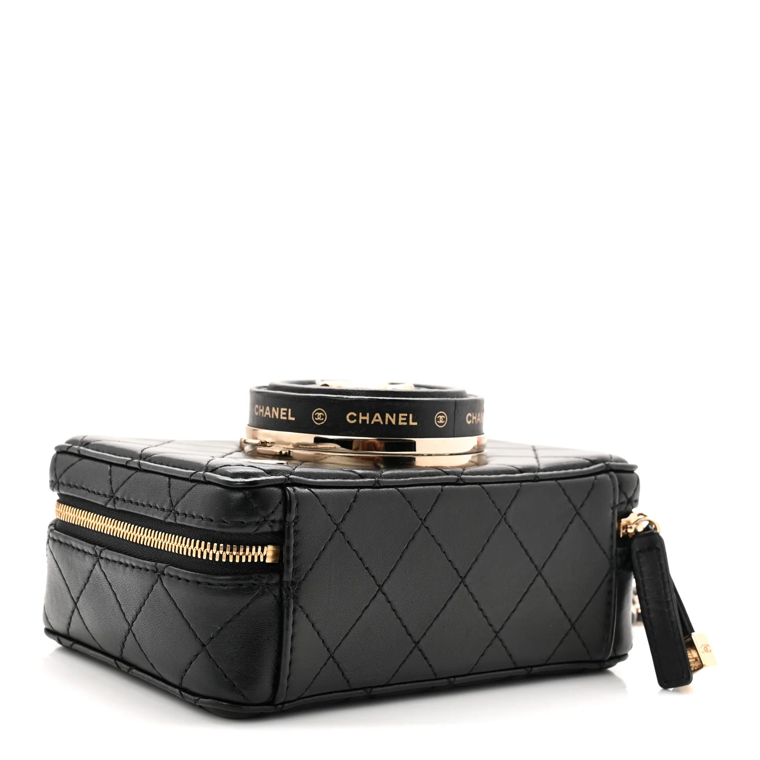 Lambskin Quilted Coco Click Bag Black - Image 3