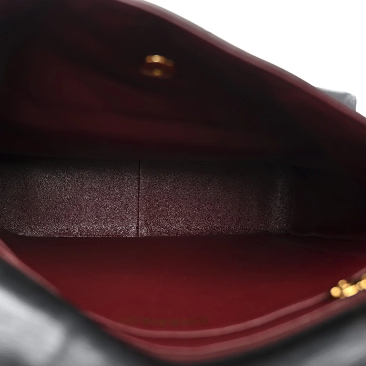 Lambskin Quilted Double Pocket Shoulder Bag Black - Image 5