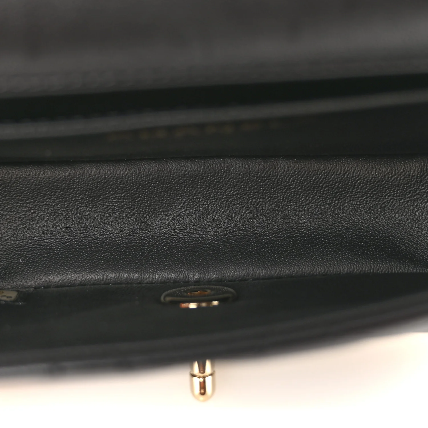 Lambskin Quilted Extra Mini V For Victory Flap Black - Image 5