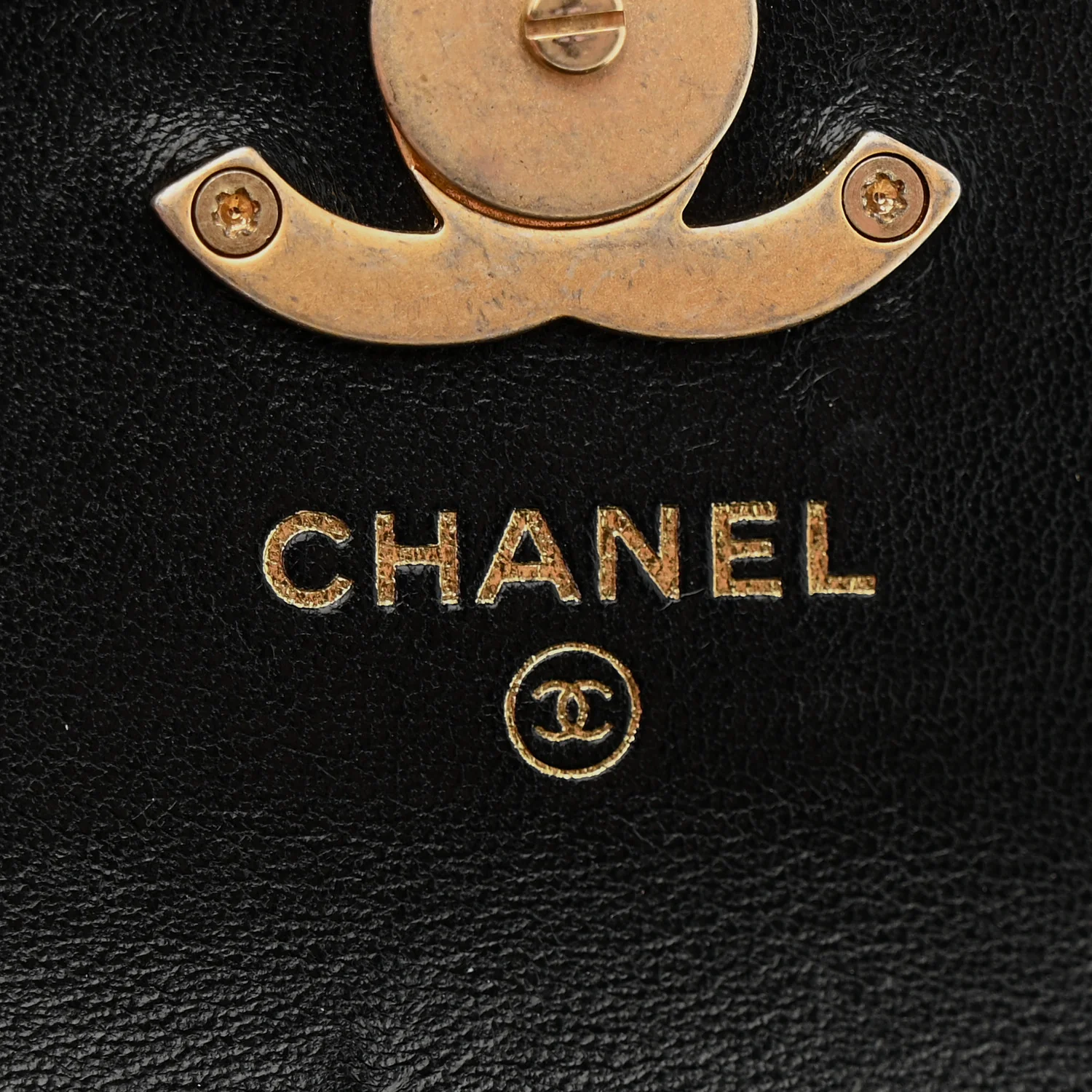 Lambskin Quilted Flap Chain Belt Bag Black - Image 6