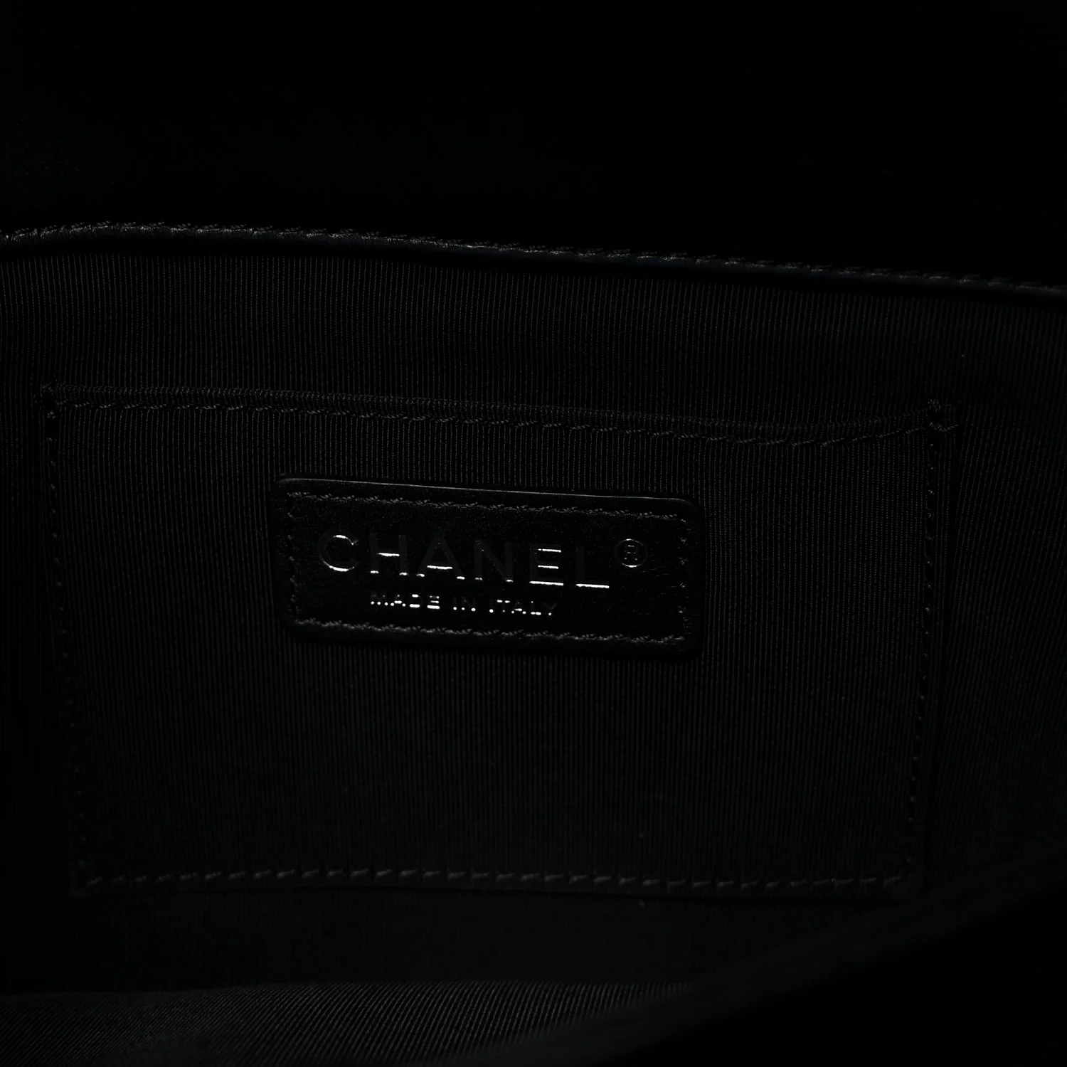 Lambskin Quilted Fold Up Again Clutch Black - Image 5