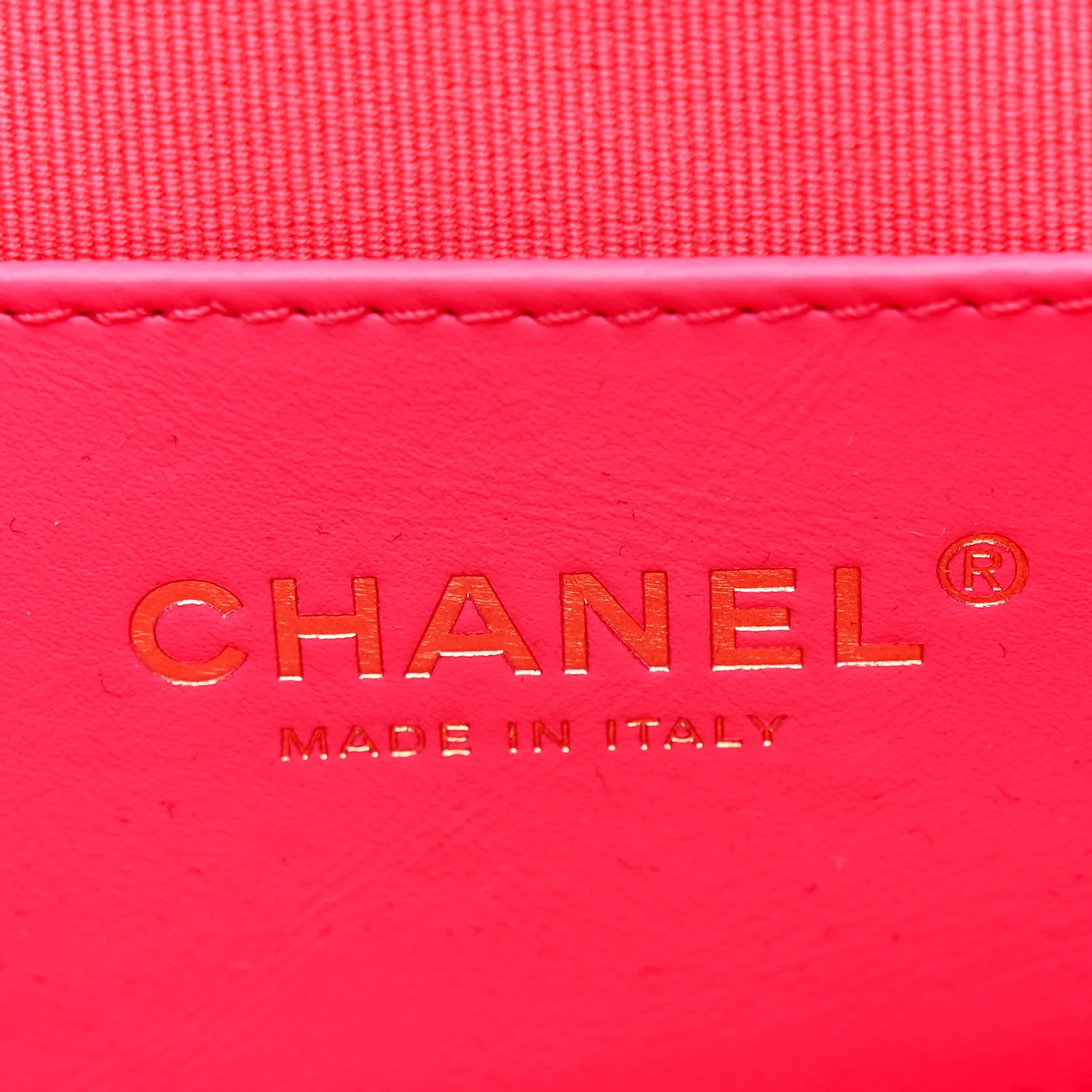 Lambskin Quilted Giant CC Baguette Bag Fuchsia - Image 6