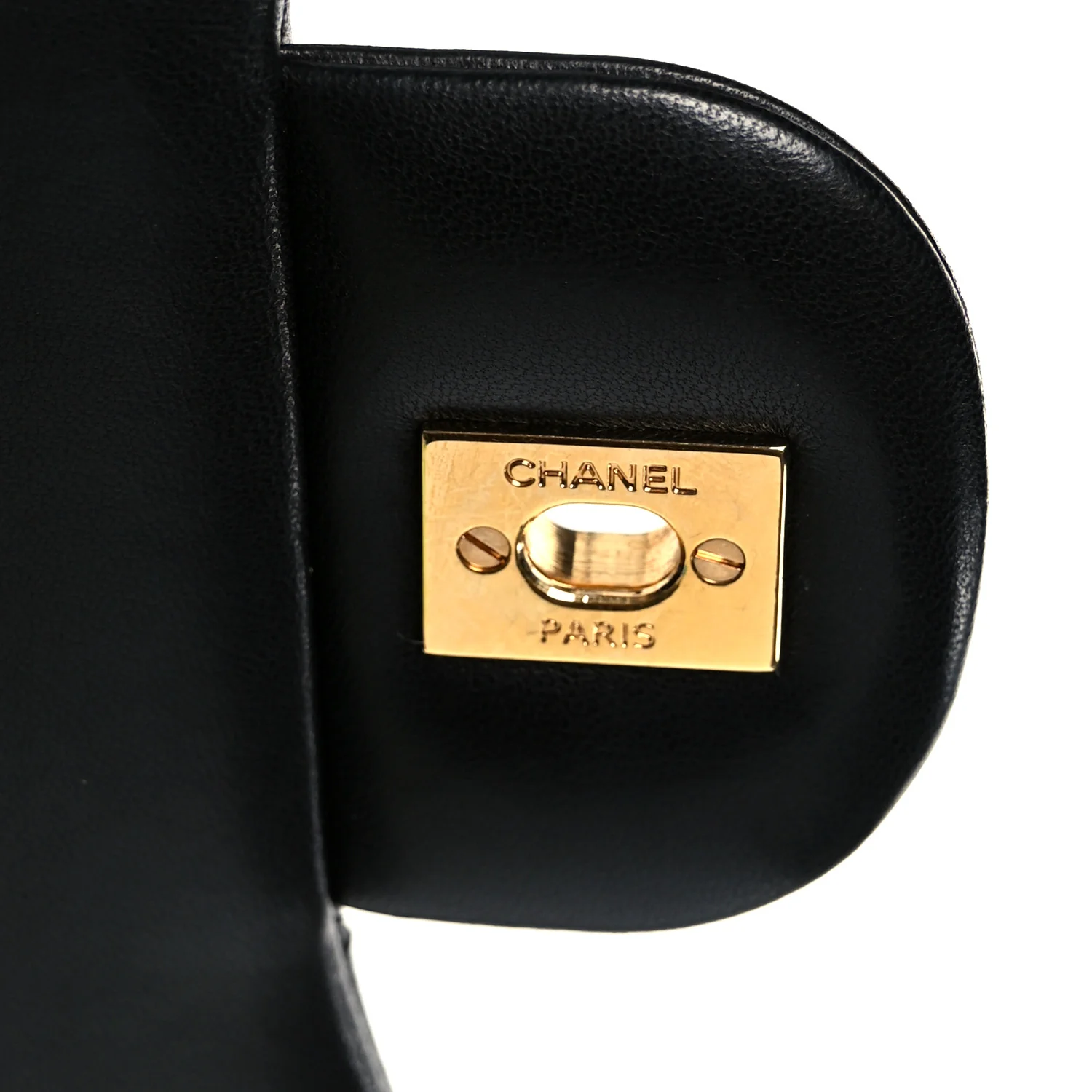 Lambskin Quilted Jumbo Double Flap Black - Image 7