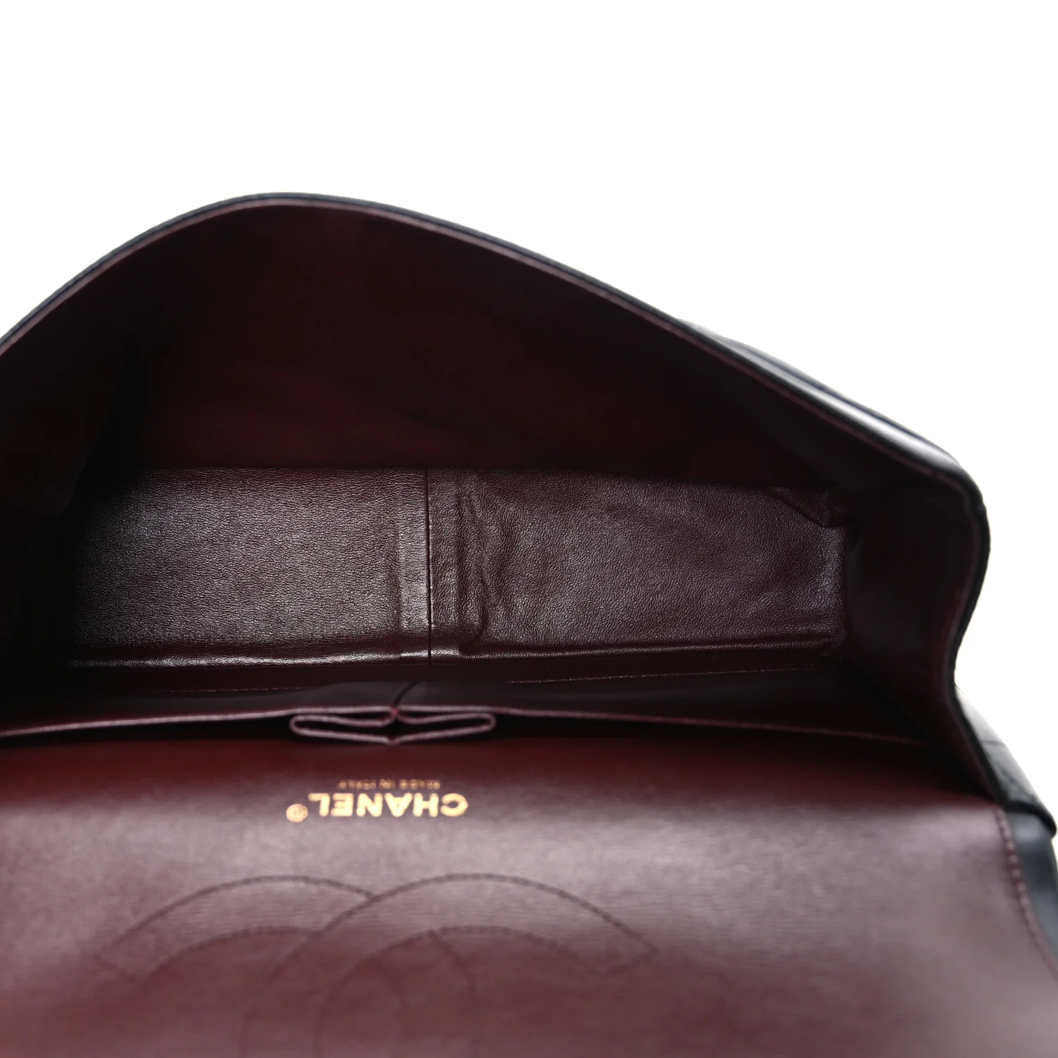 Lambskin Quilted Jumbo Double Flap Black - Image 5