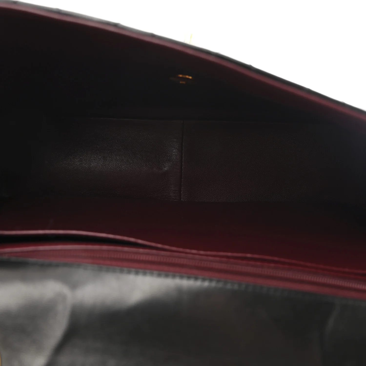 Lambskin Quilted Jumbo Single Flap Black - Image 5