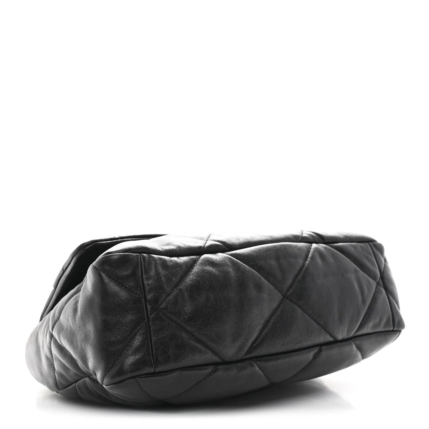 Lambskin Quilted Large Chanel 19 Flap Black - Image 4