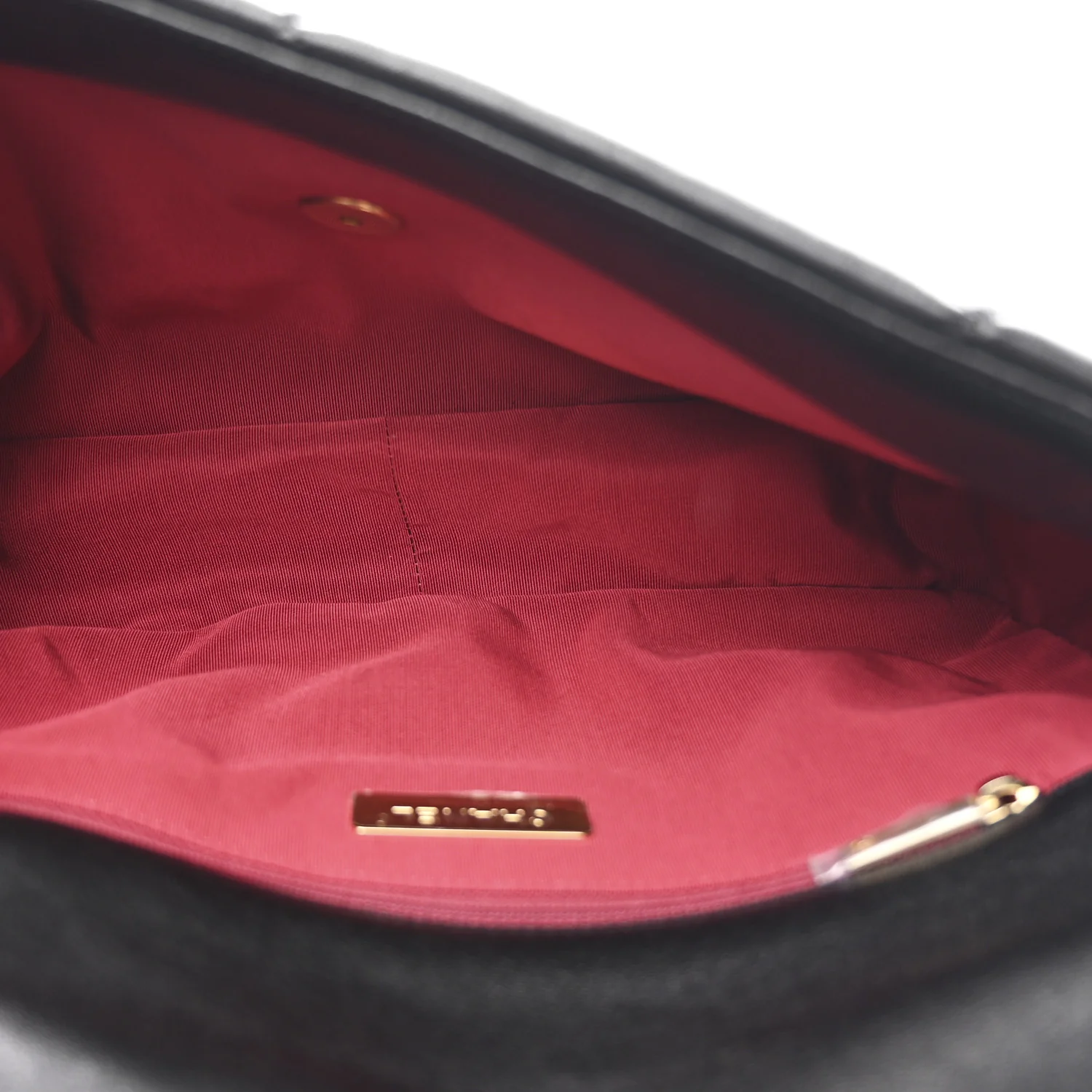 Lambskin Quilted Large Chanel 19 Flap Black - Image 5