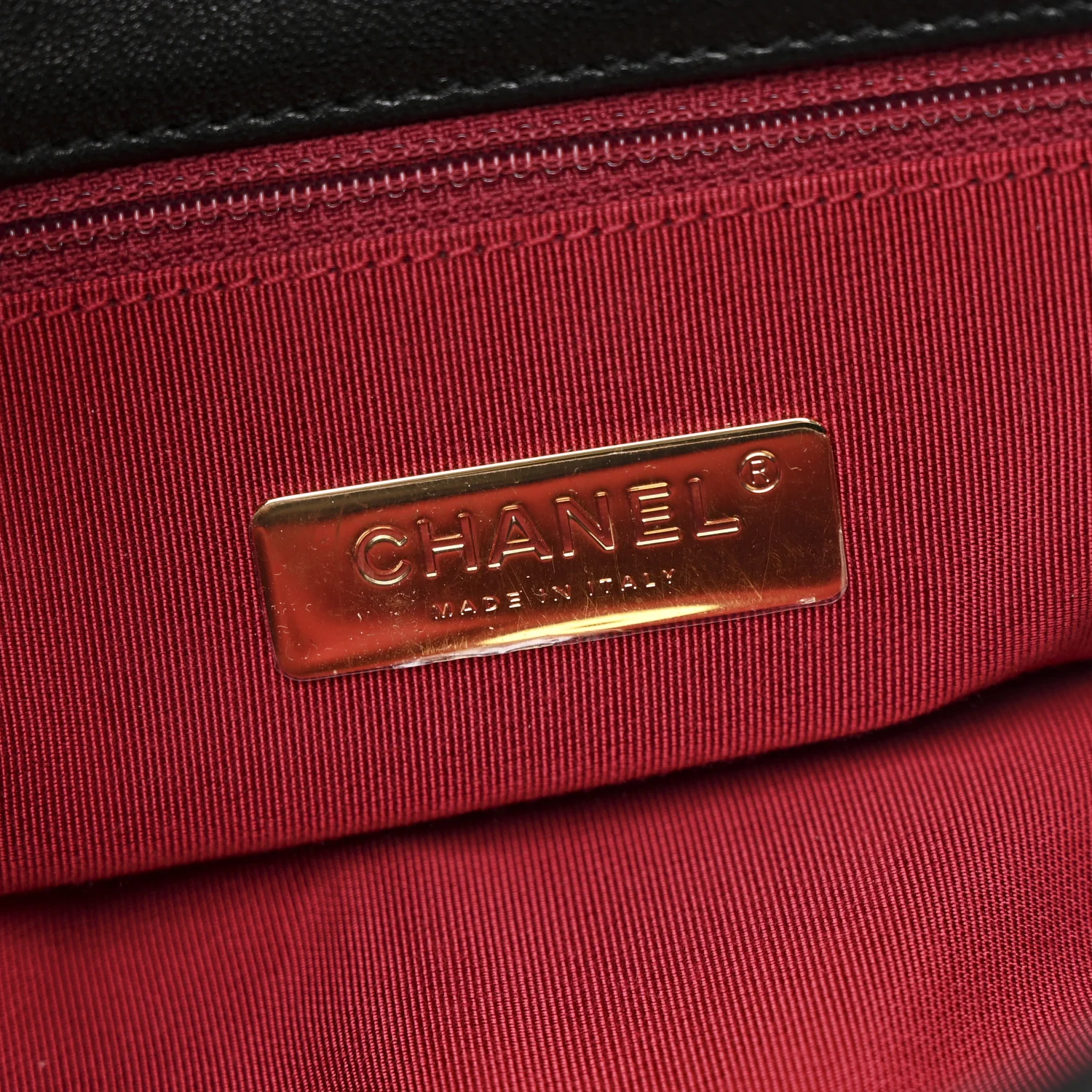 Lambskin Quilted Large Chanel 19 Flap Black - Image 6