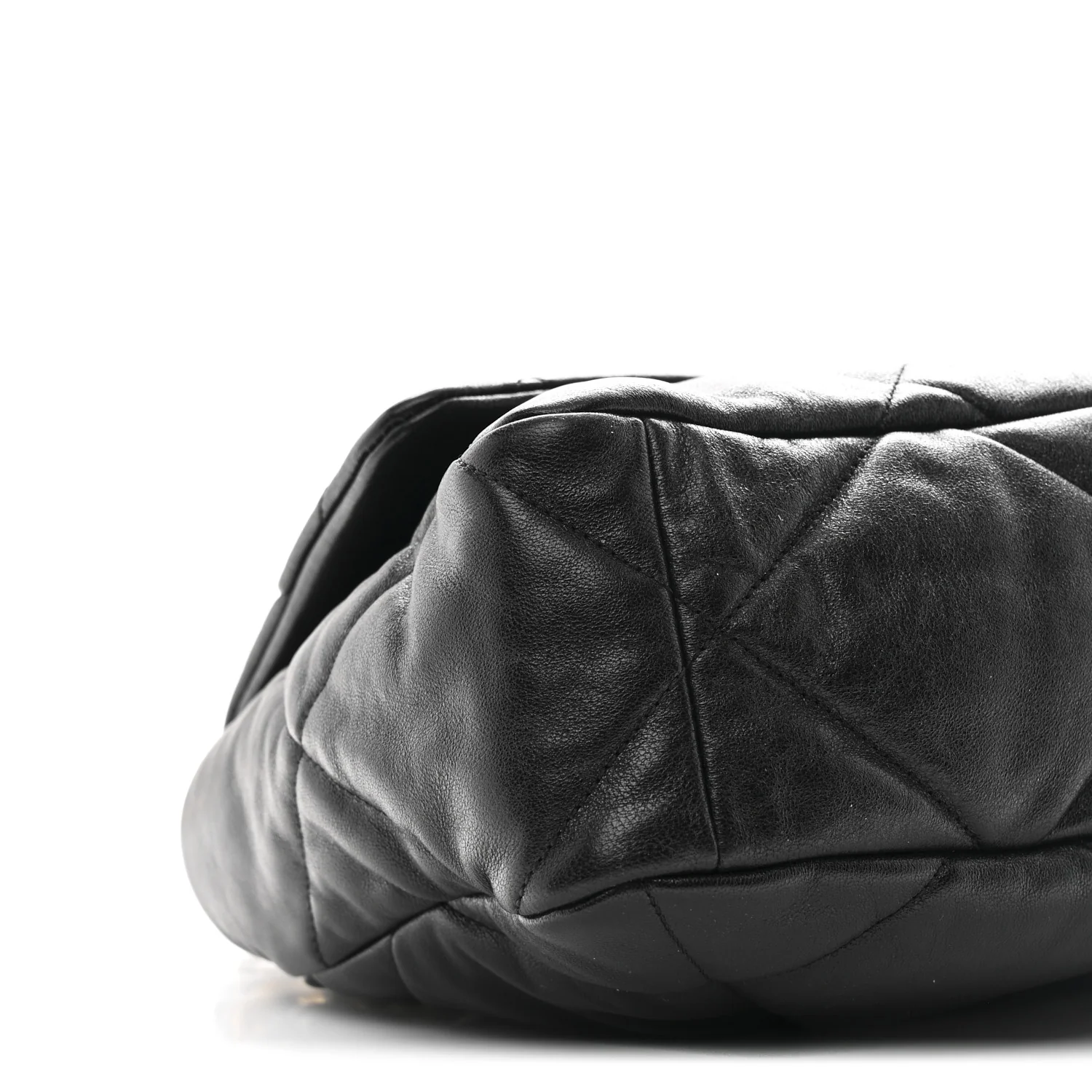Lambskin Quilted Large Chanel 19 Flap Black - Image 9