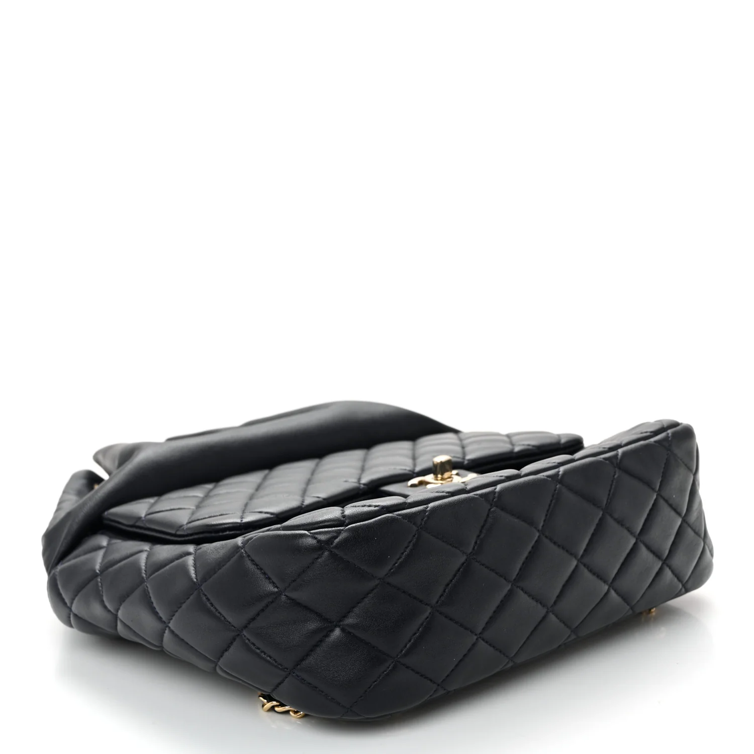 Lambskin Quilted Large In Seoul Backpack Navy - Image 6