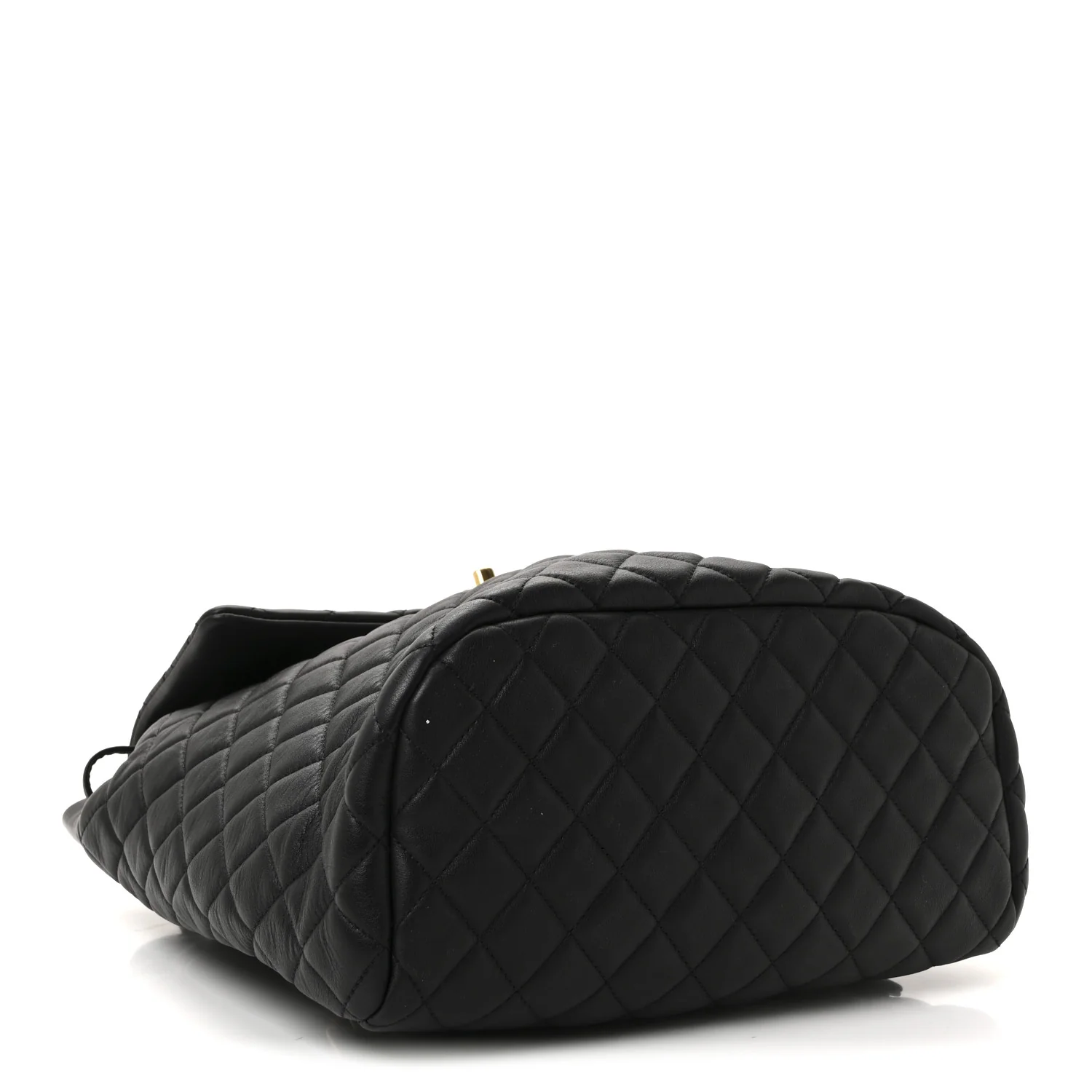 Lambskin Quilted Large Urban Spirit Backpack Black - Image 4