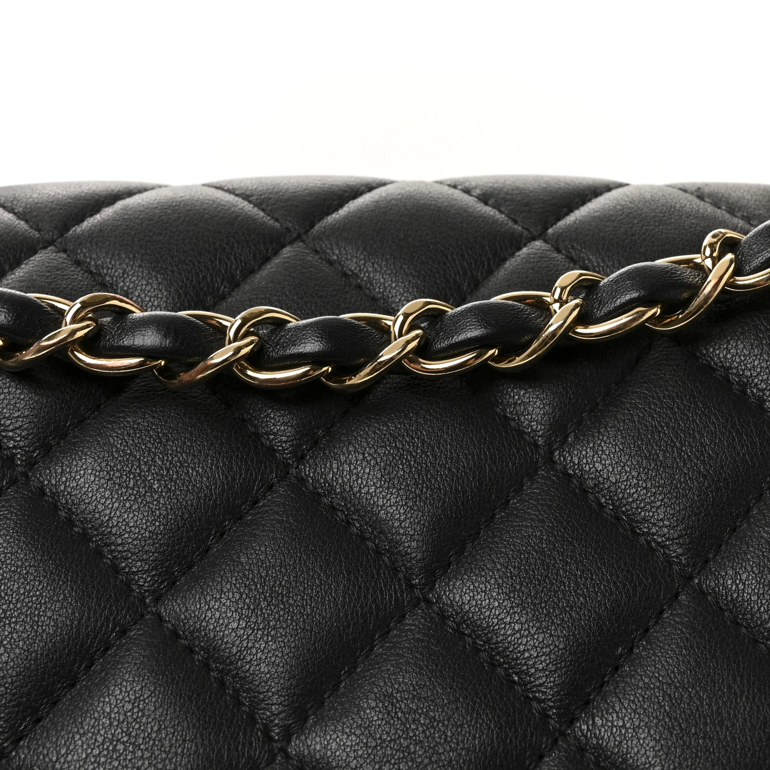 Lambskin Quilted Large Urban Spirit Backpack Black - Image 8
