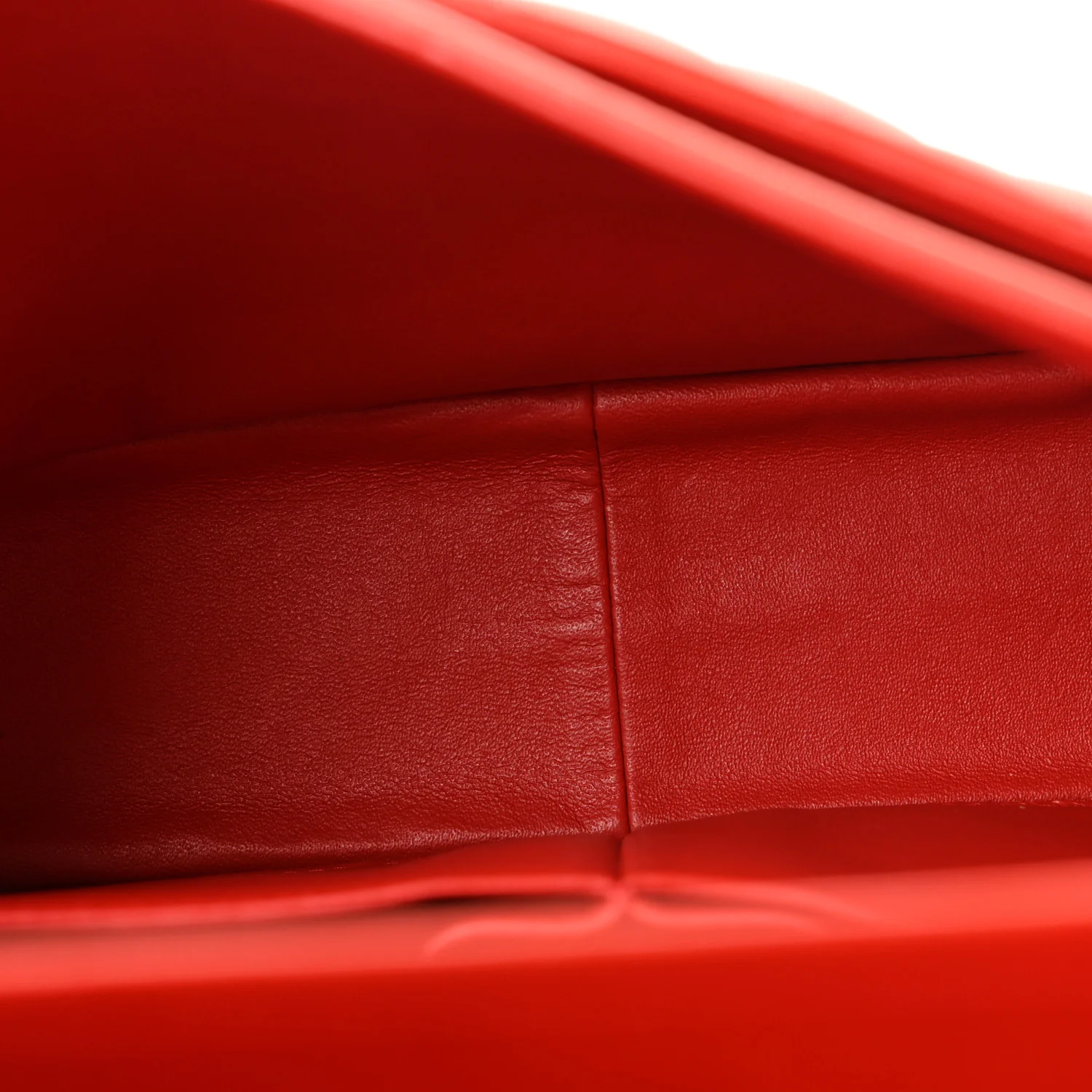 Lambskin Quilted Maxi Double Flap Red - Image 11