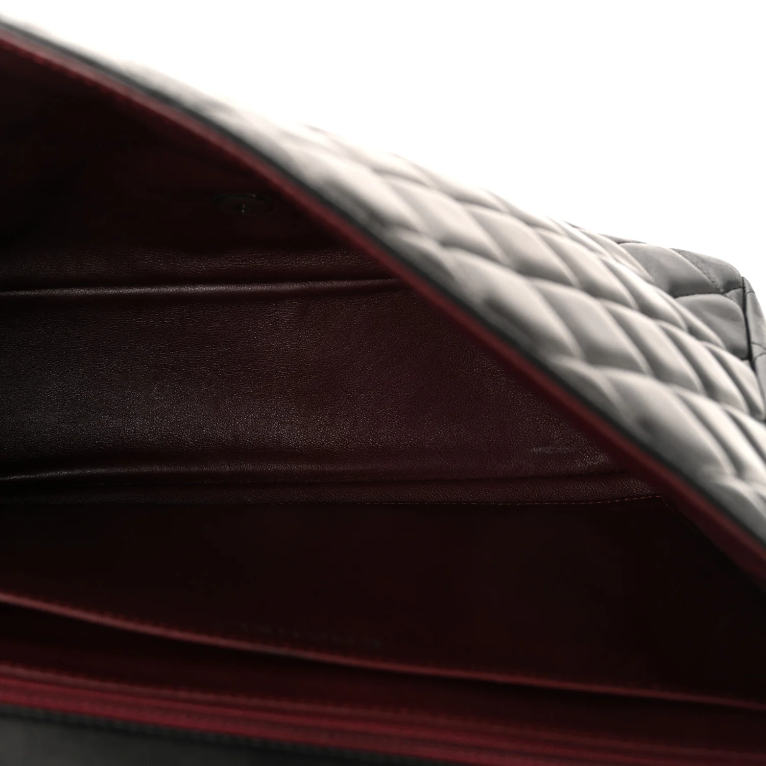 Lambskin Quilted Maxi Single Flap Black - Image 5