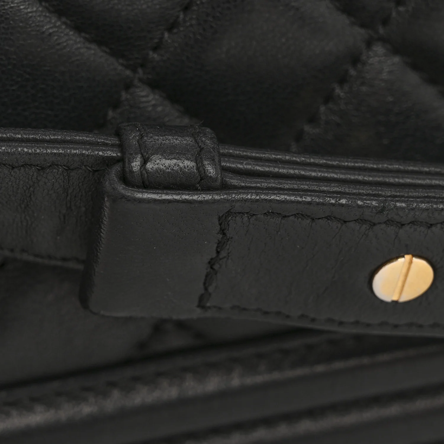 Lambskin Quilted Medium Boy Flap Black - Image 14