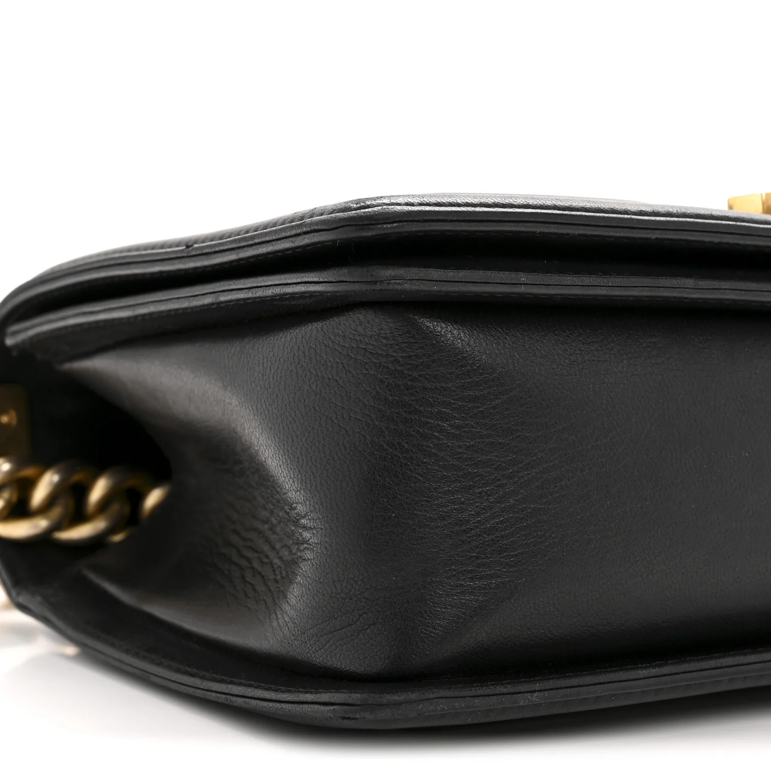 Lambskin Quilted Medium Boy Flap Black - Image 9
