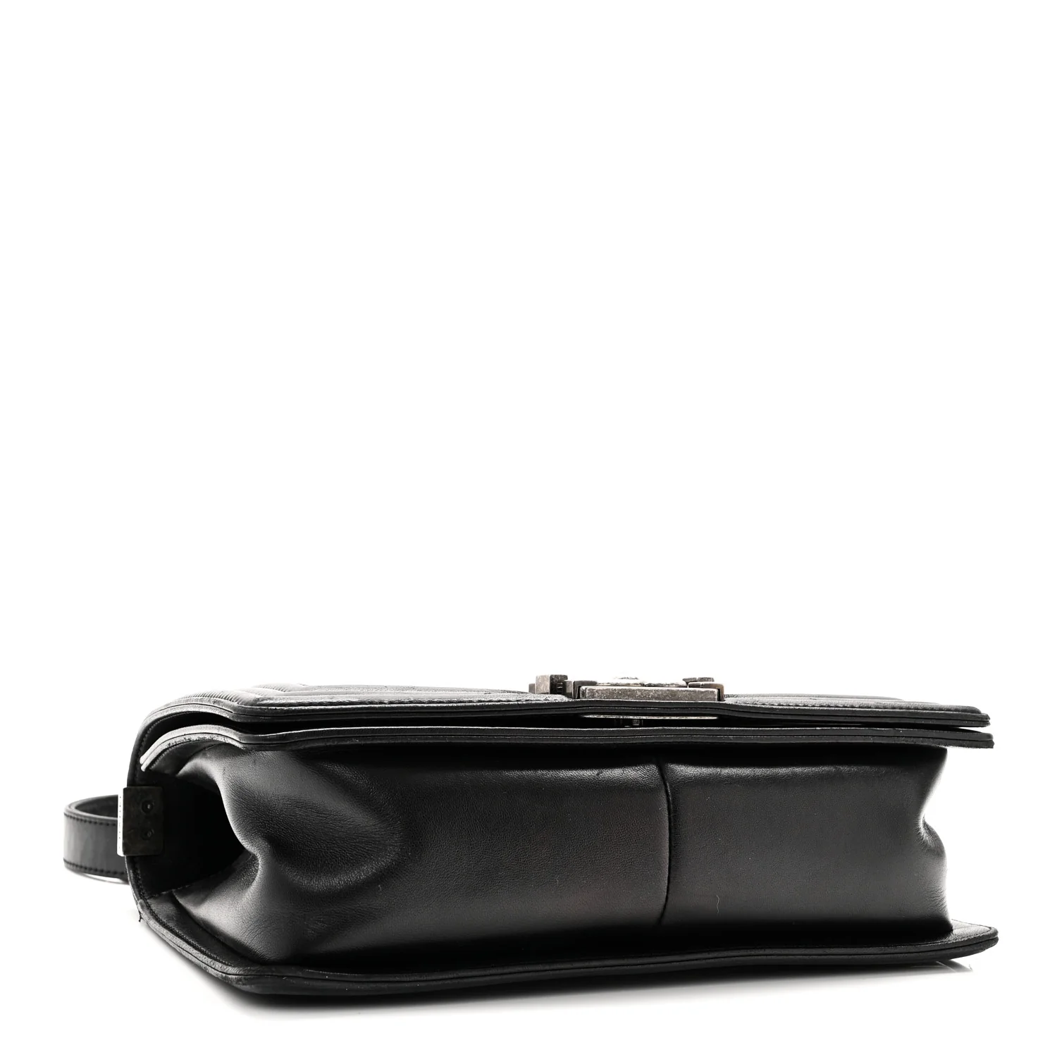 Lambskin Quilted Medium Boy Flap Black - Image 4