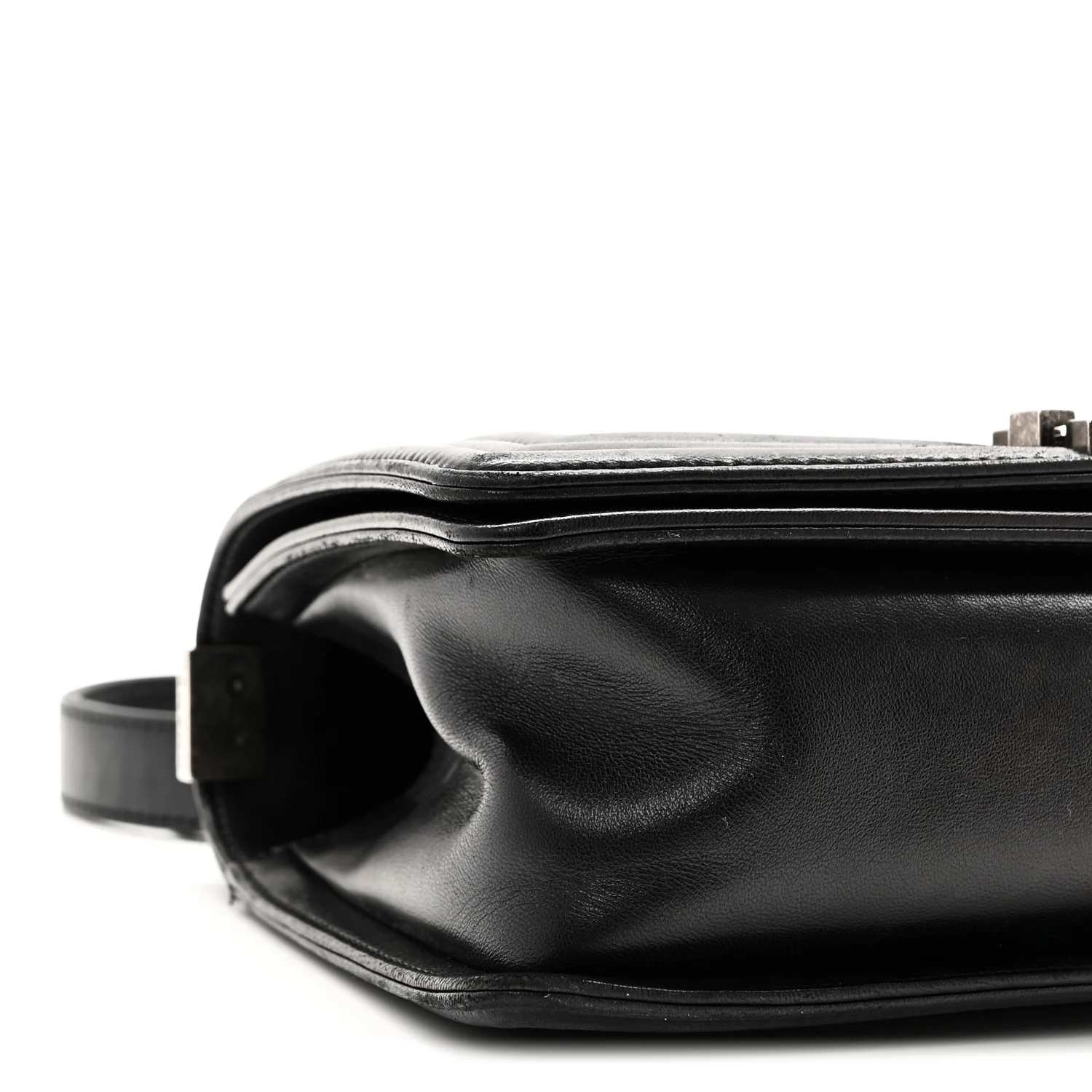 Lambskin Quilted Medium Boy Flap Black - Image 9