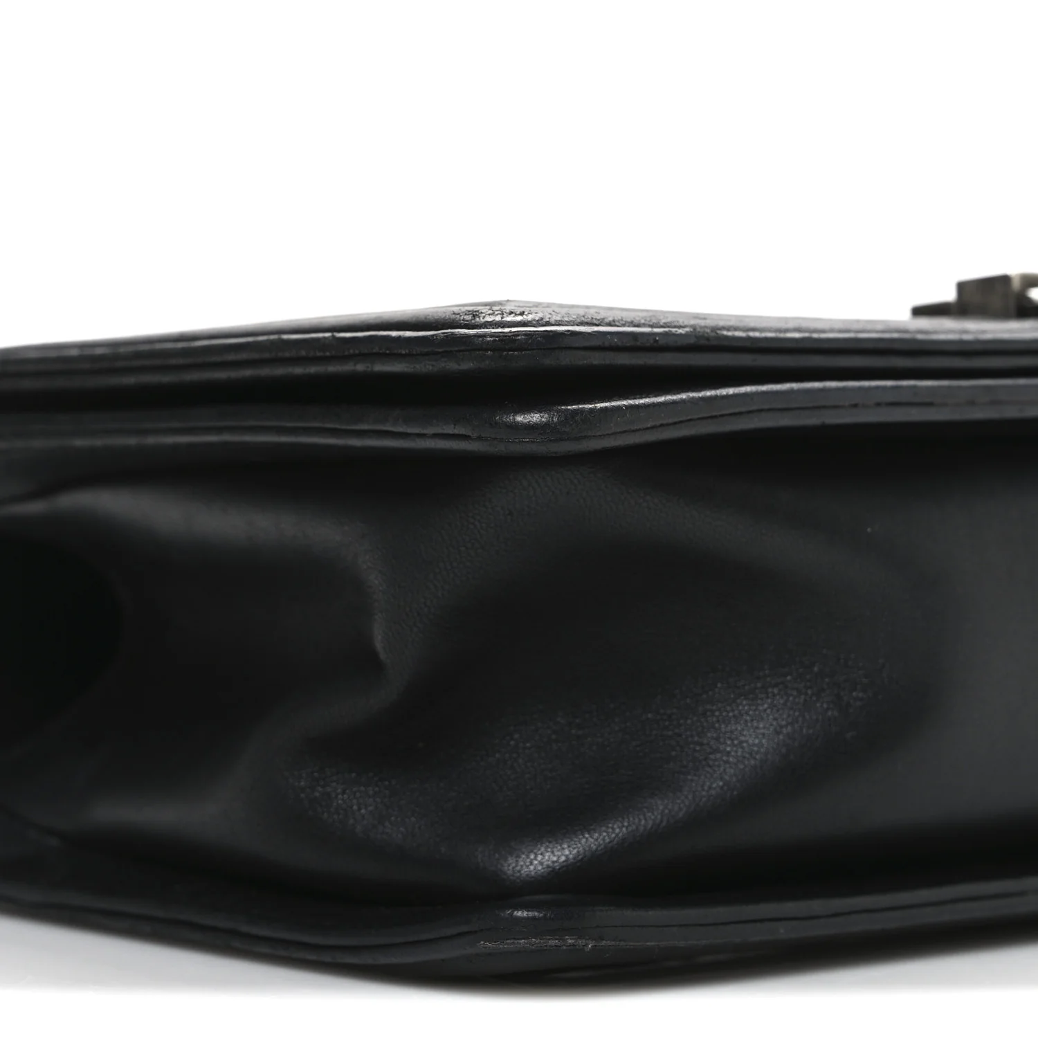 Lambskin Quilted Medium Boy Flap Black - Image 9