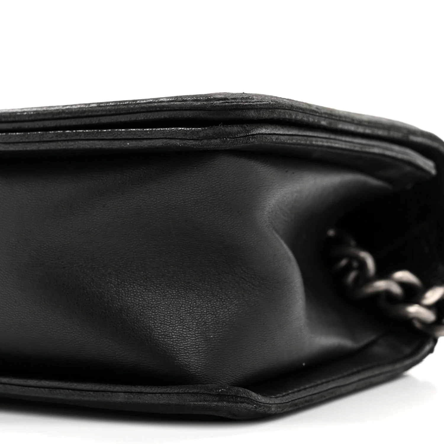 Lambskin Quilted Medium Boy Flap Black - Image 10