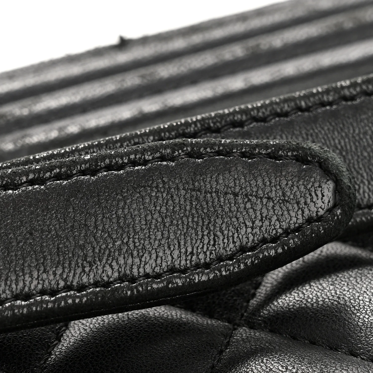 Lambskin Quilted Medium Boy Flap Black - Image 12