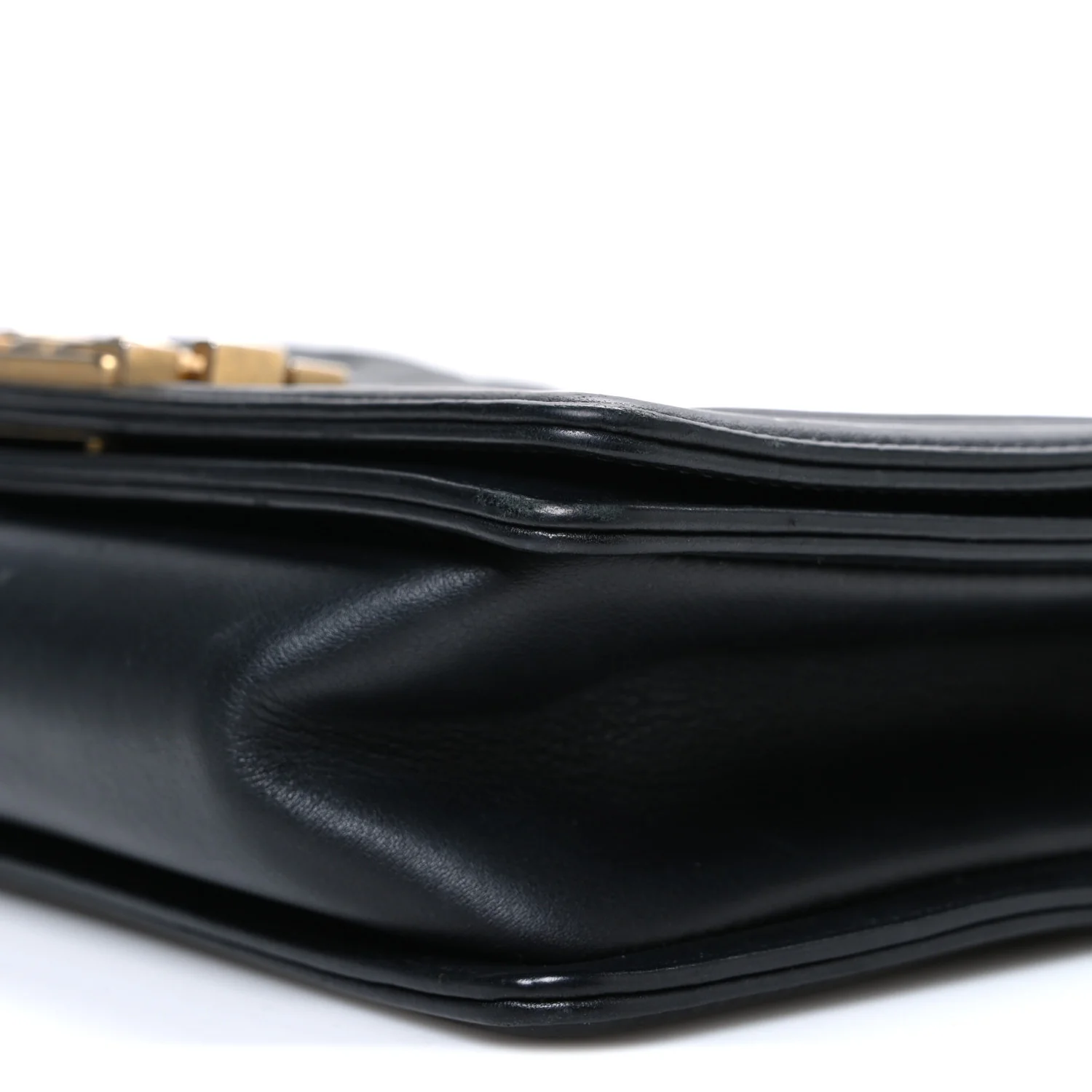 Lambskin Quilted Medium Boy Flap Black - Image 10