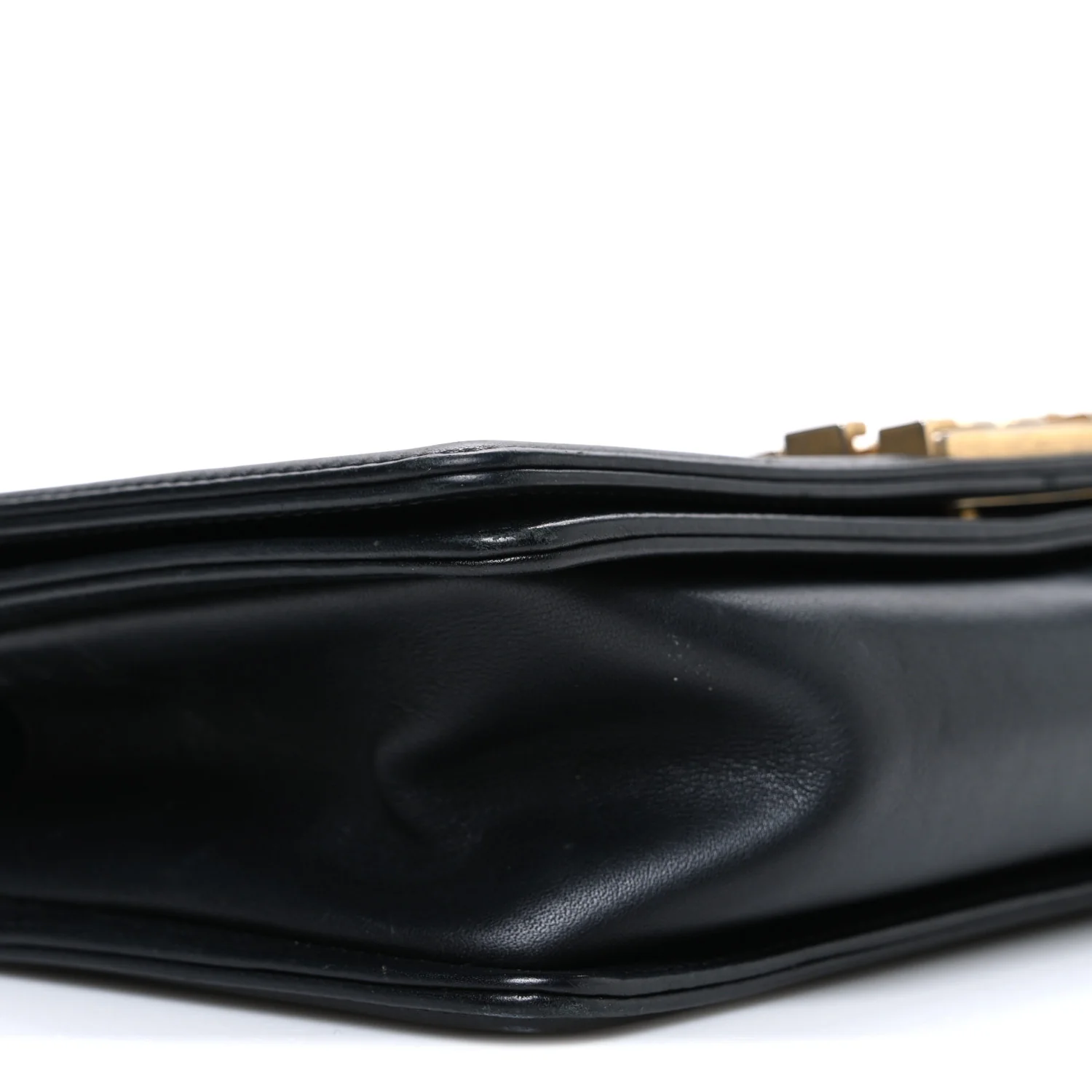 Lambskin Quilted Medium Boy Flap Black - Image 9