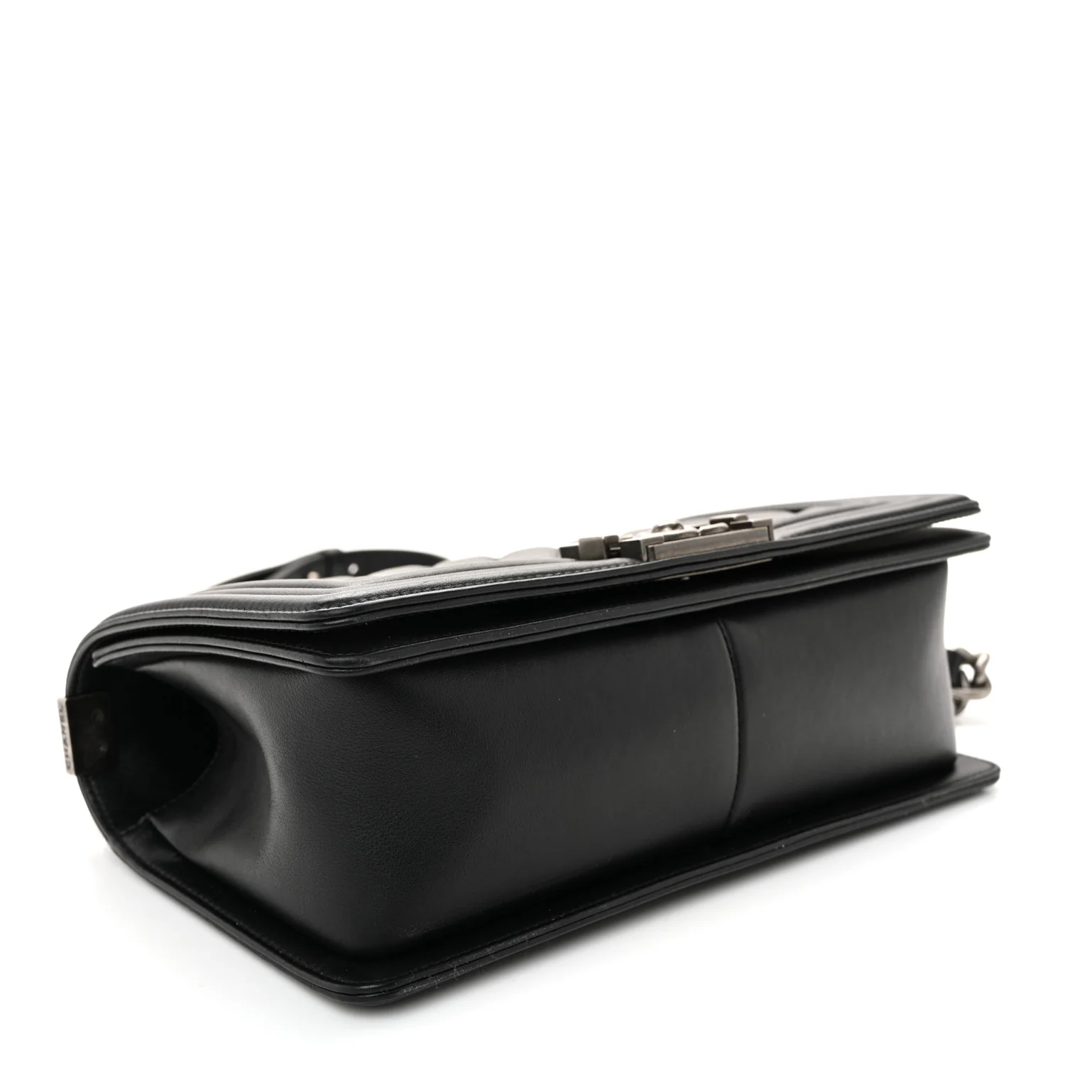 Lambskin Quilted Medium Boy Flap Black - Image 4