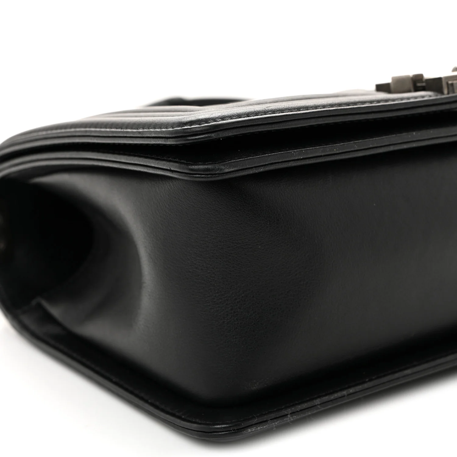 Lambskin Quilted Medium Boy Flap Black - Image 9